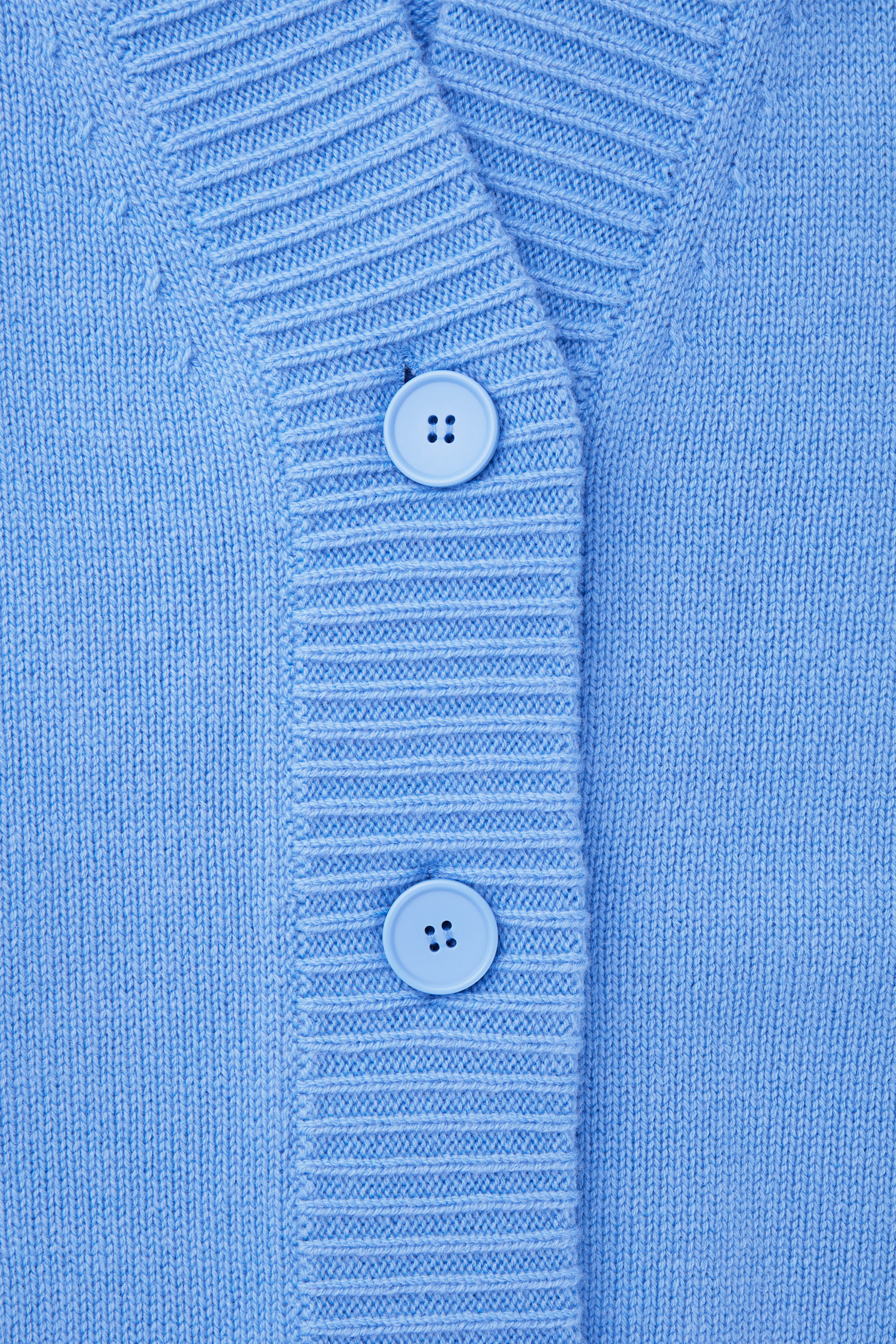 COS Collared Wool-Bouclé Cardigan ライトブルー cos-collared-wool-boucle-