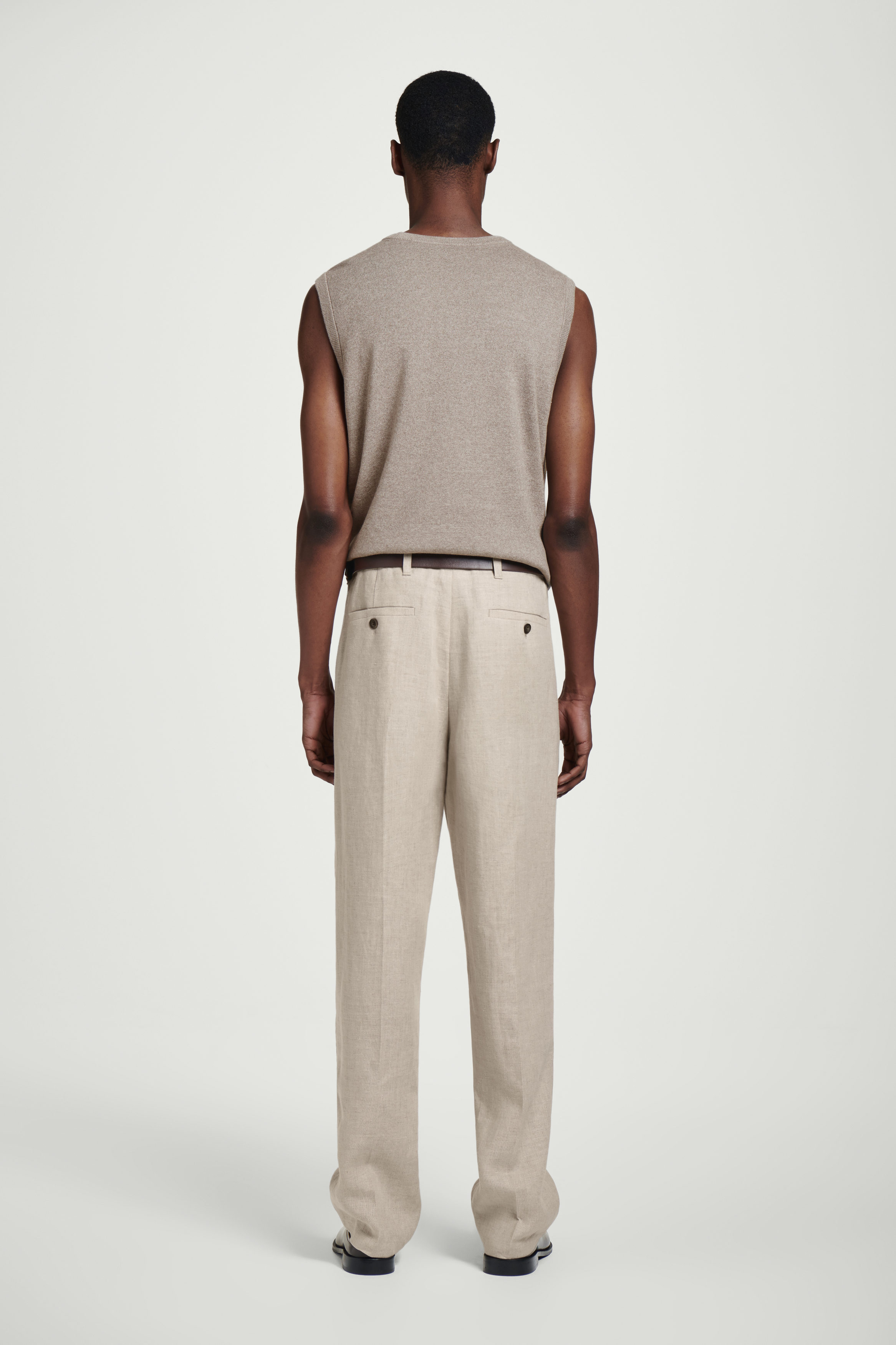 【MODERNIF】 banding linen slacks Wide Leg Linen Pants | Modern Sunday