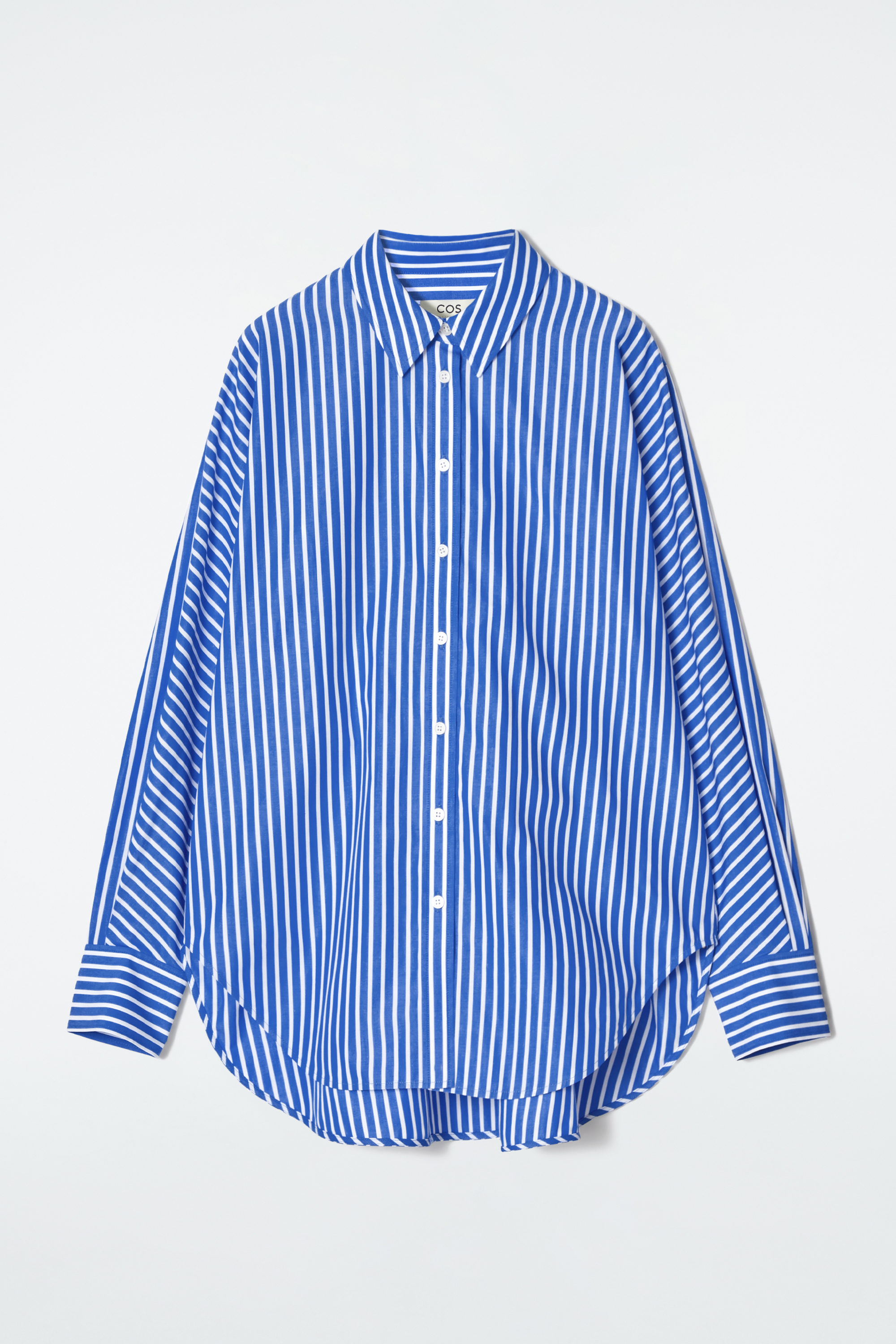 売れ筋商品|||カルバンクライン カットソー トップス レディース Women's Striped Cotton Relaxed Shirt Chambray Blue 6853_b10e819ebf.jpg