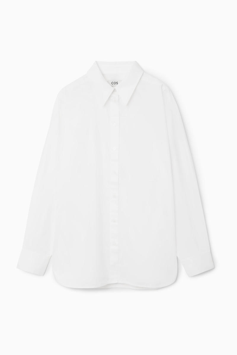 Batwing-Sleeve Twill Shirt