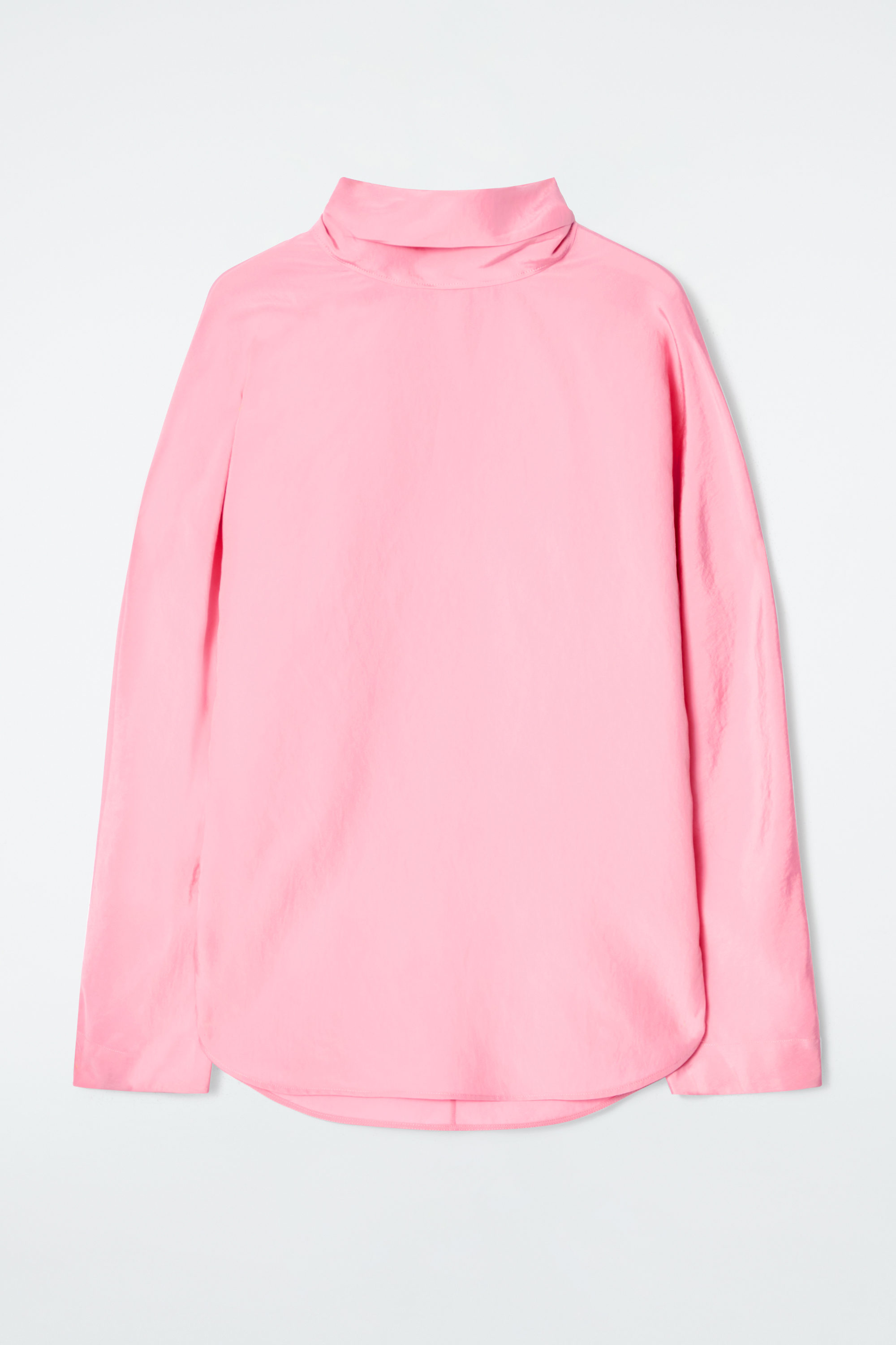 NECK-TIE CIRCLE-CUT BLOUSE - PINK | COS