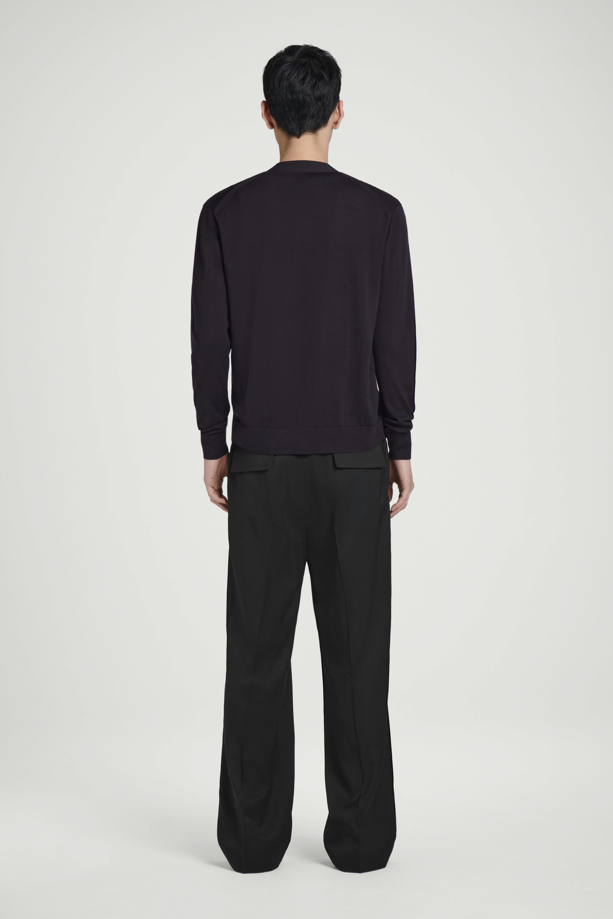 OVY x GHbM BRITISH TWILL TROUSERS M ブラック af8916b6166c42ac994ac39668b1cc