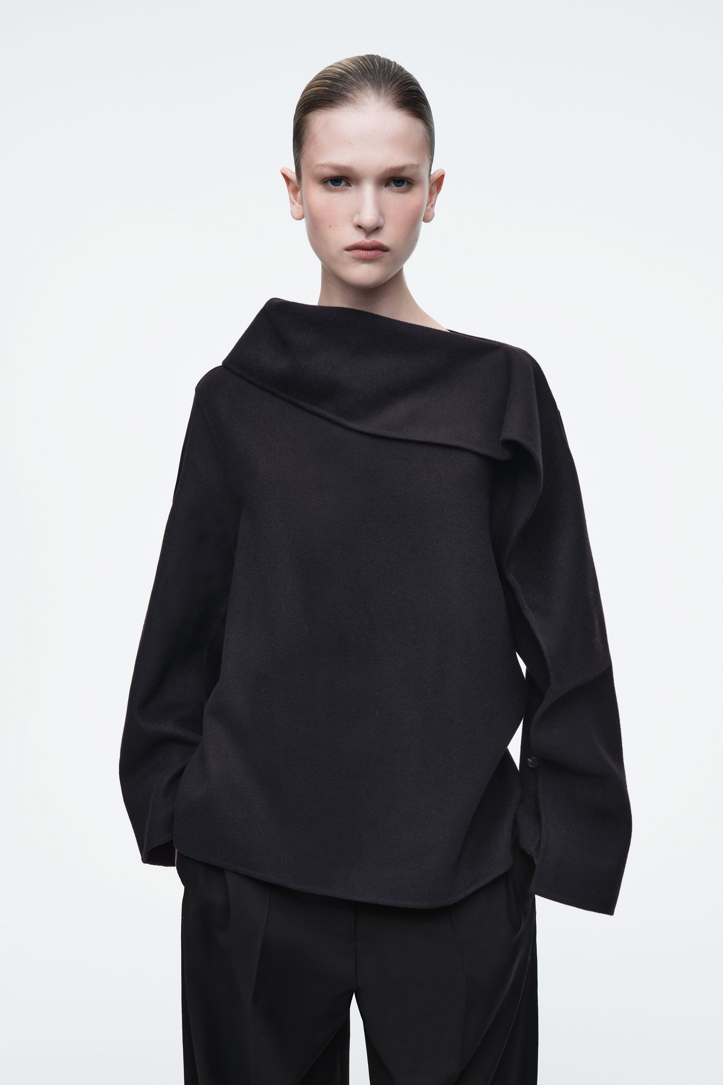 Sheer Collared Overdress Shirt : AC6294 - Just For Kix