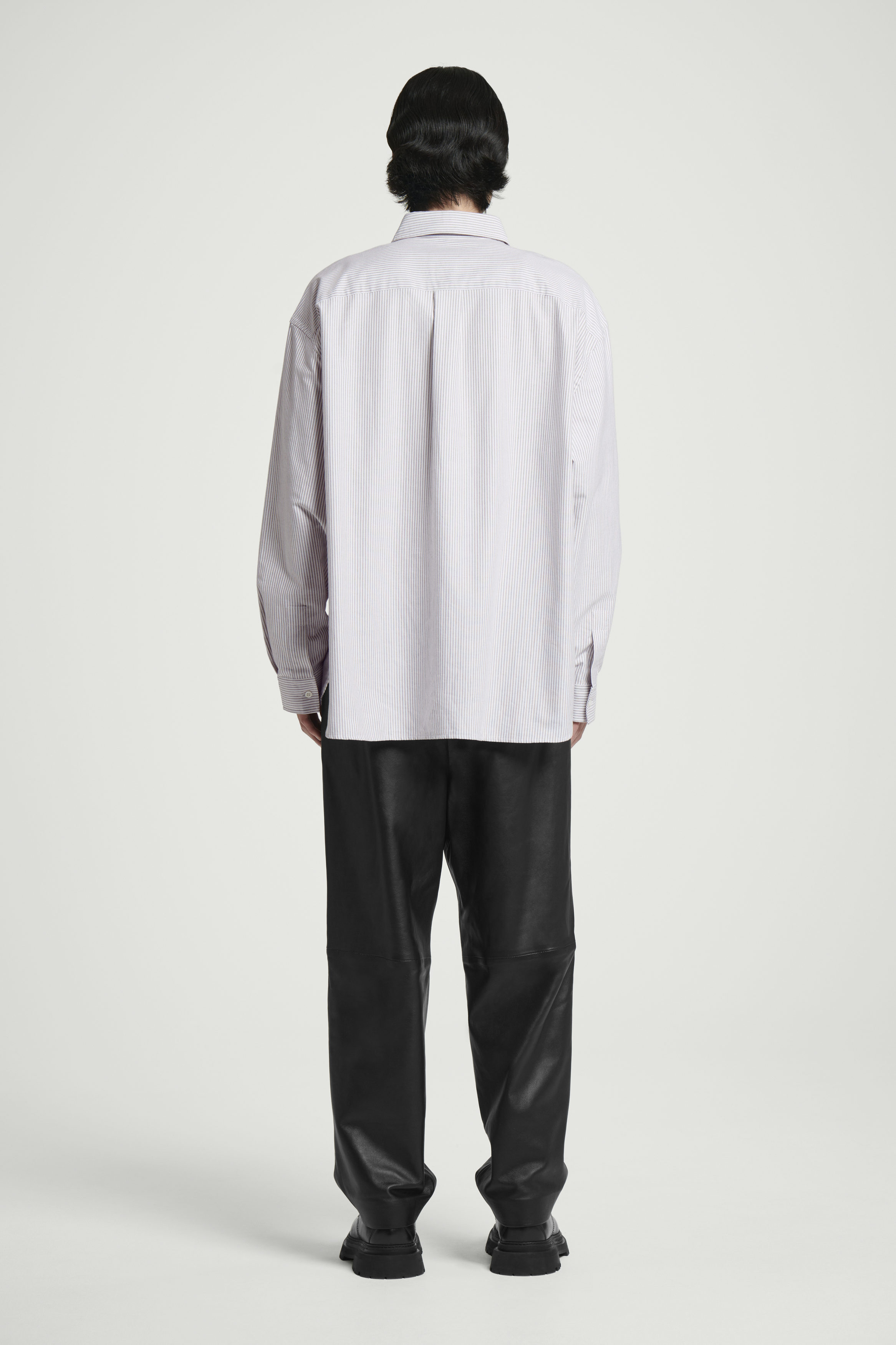 新品タグ付きクラネCHEMICAL LACE SALOPETTEE PANTS 60 Sulfurated W Belted Pant by Yohji Yamamoto- La Garçonne