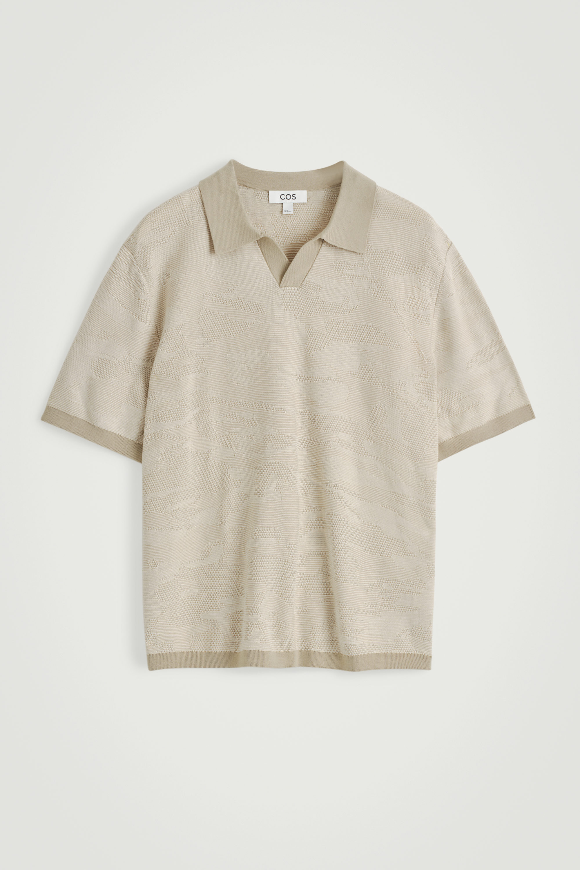 トップス soerte MULTI COLLAR JACQUARD KNIT POLO MULTI COLLAR JACQUARD KNIT POLO/マルチカラージャガード