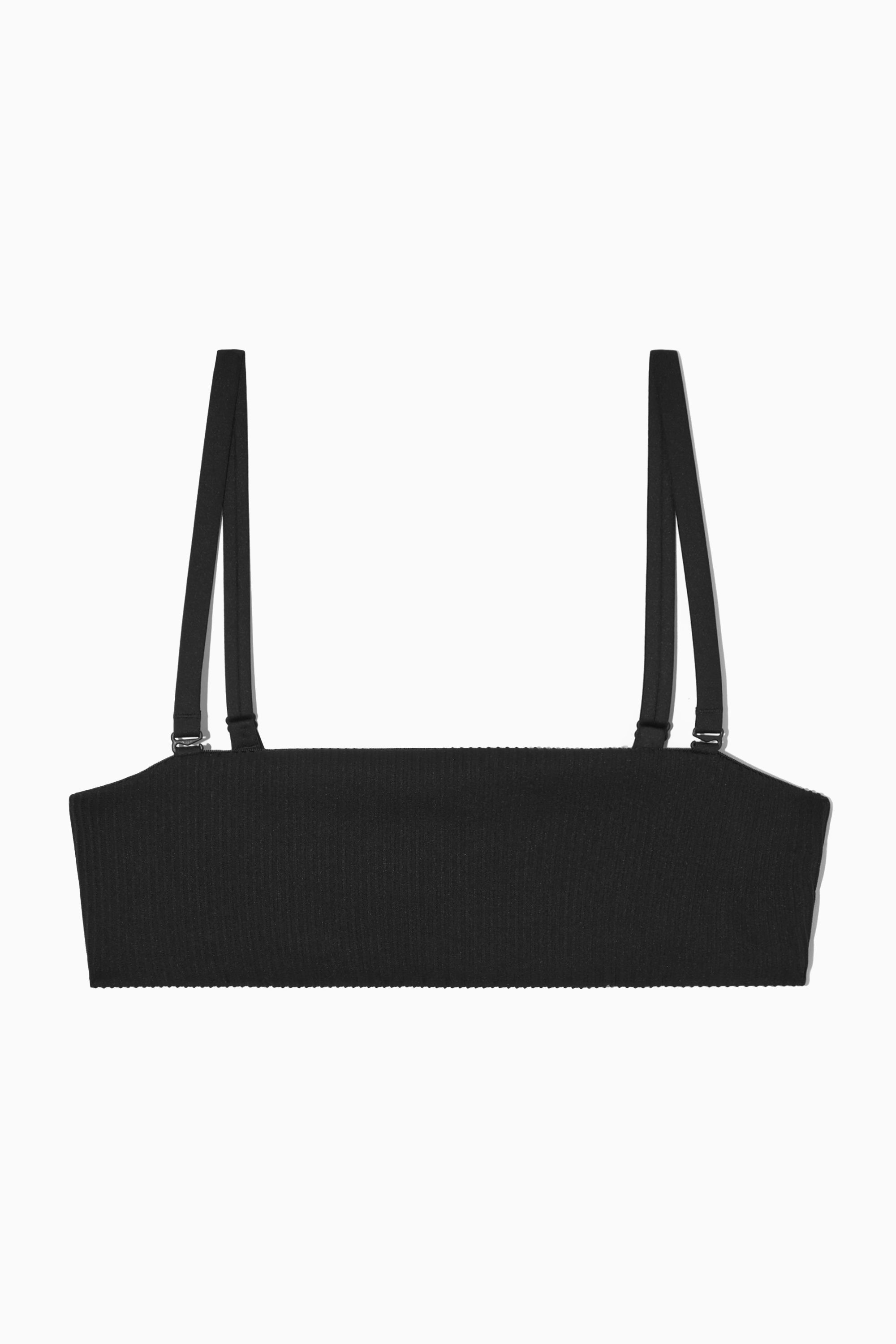 Bragas Altas De Baño COS Para Mujer - Acanaladas, Negro, Material Reciclado