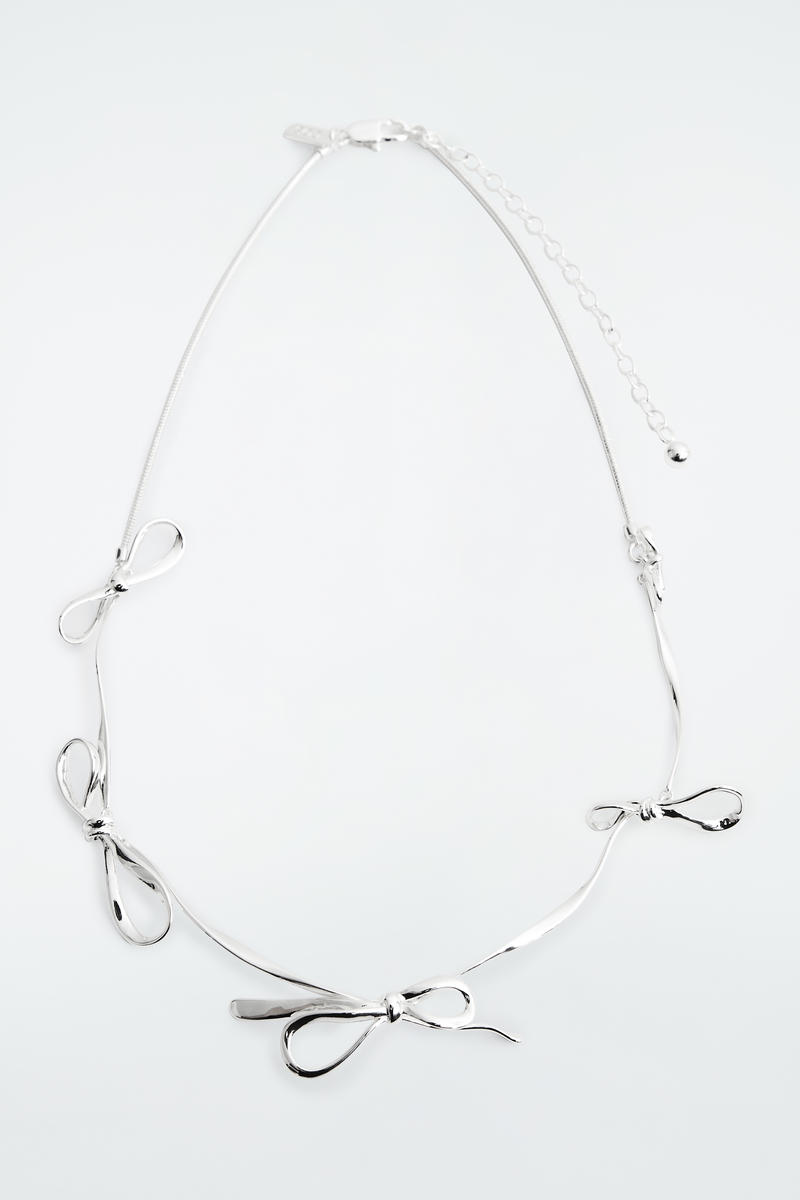 Bow Snake-Chain Necklace