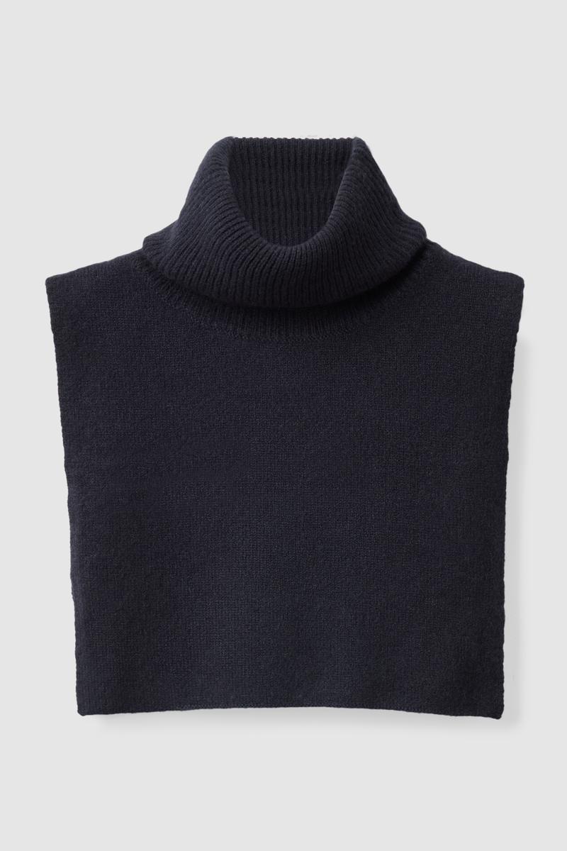 Cos Turtleneck Cashmere Collar In Blue | ModeSens