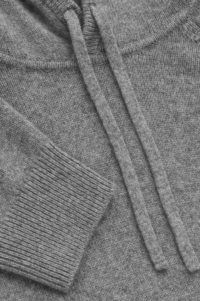 Gray on sale cashmere hoodie