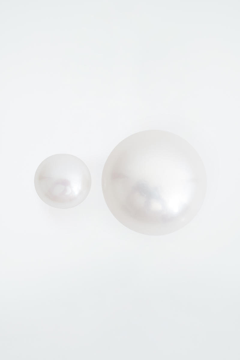 Mismatched Freshwater Pearl Stud Earrings