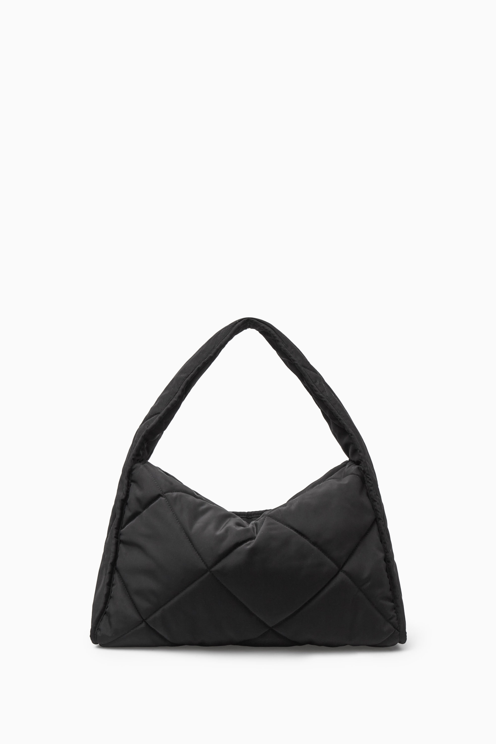 ★送料・関税込★COS★DIAMOND QUILTED SHOULDER BAG★ DIAMOND-QUILTED SHOULDER BAG - BLACK | COS