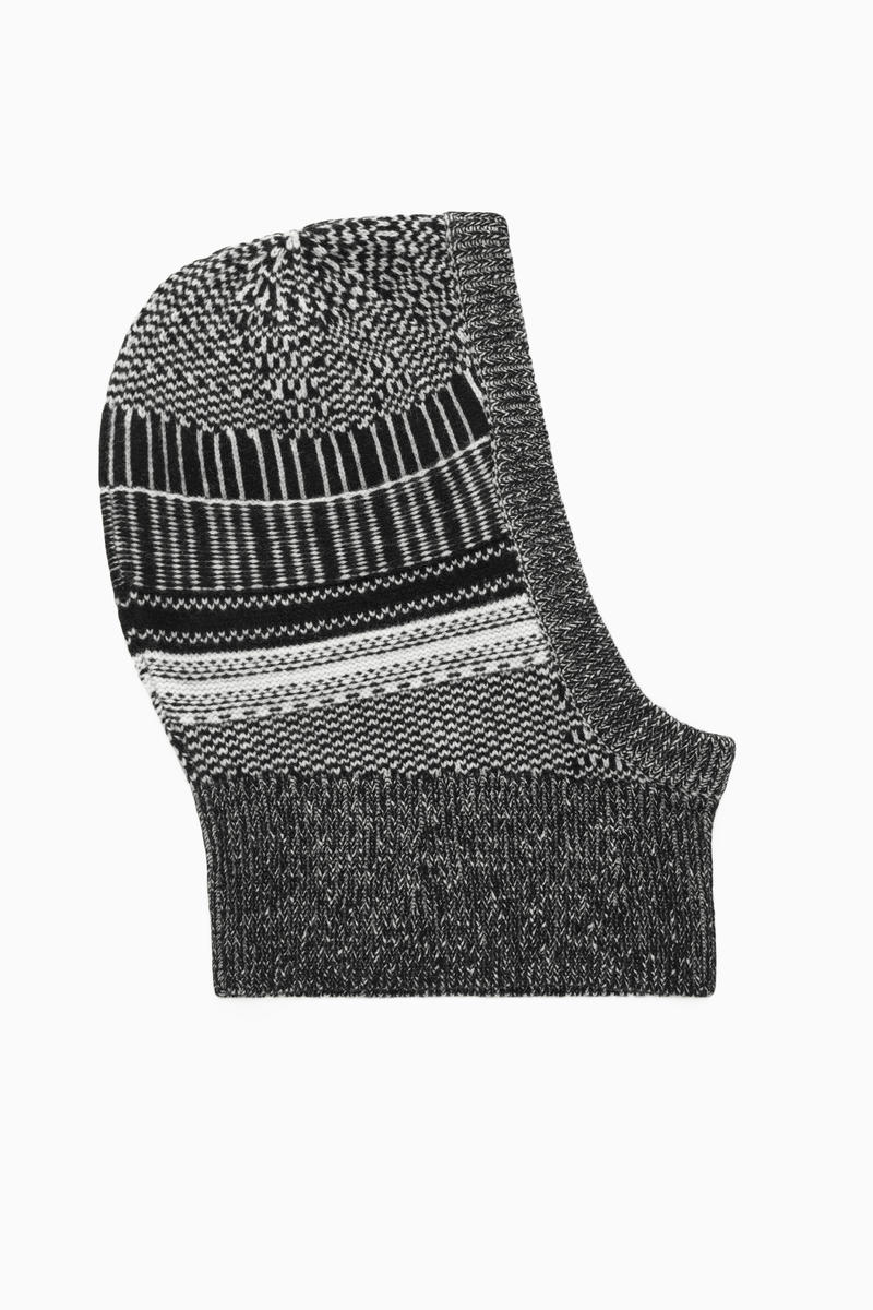 Fair Isle Merino Wool Balaclava