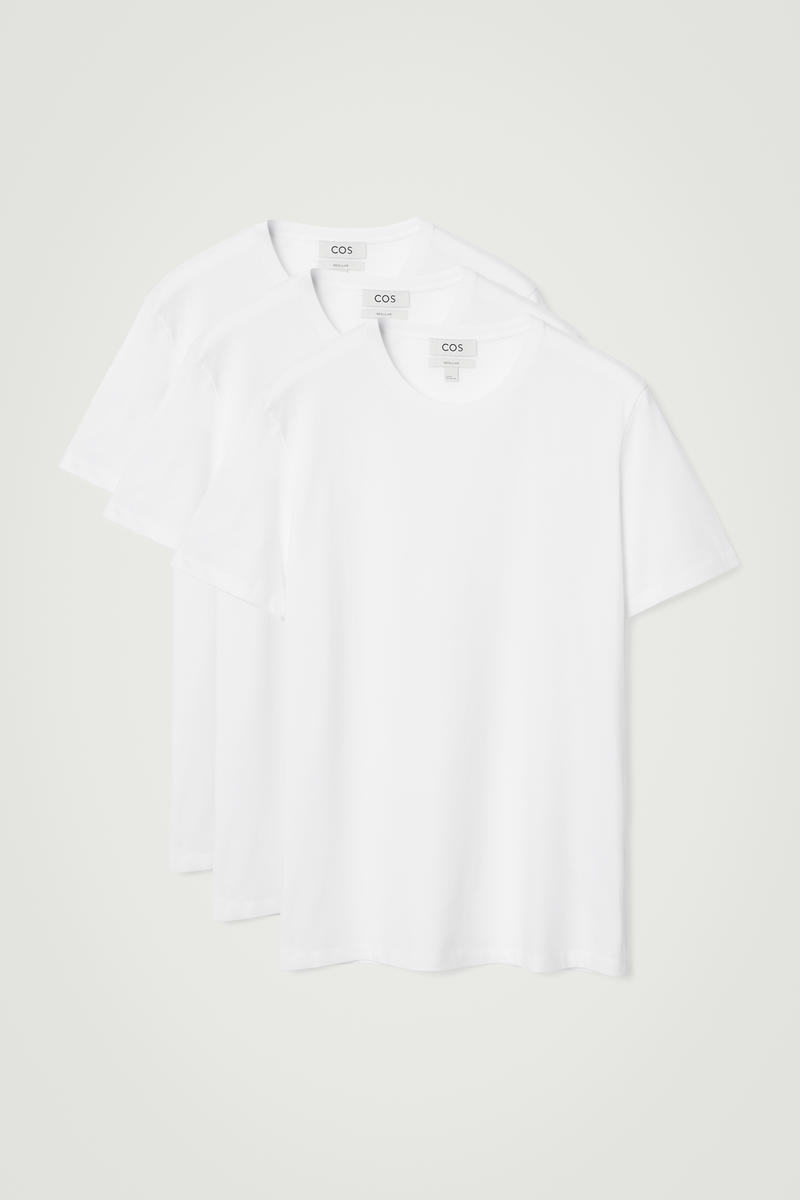 3-Pack Regular Cotton T-Shirts