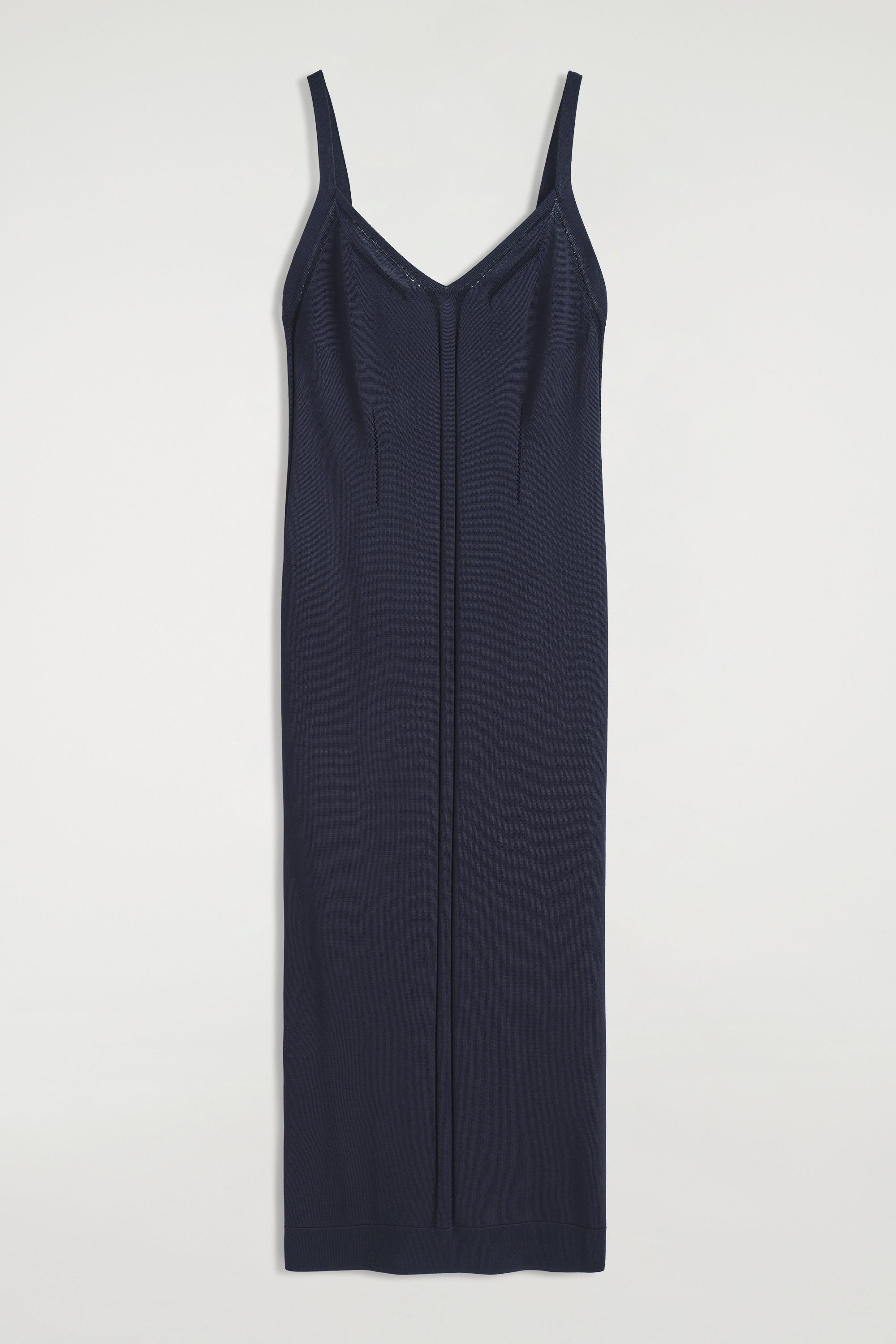 Cotton Striped Ribbed Knit Dress navy 新品 Ribbed Midi T-shirt Dress In Stripe For Women | J.Crew