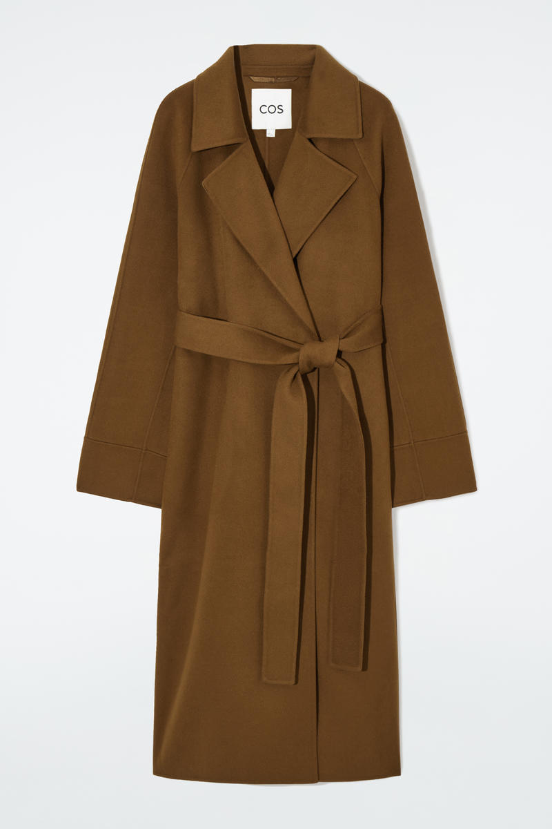 Belted Double-Faced Wool Coat