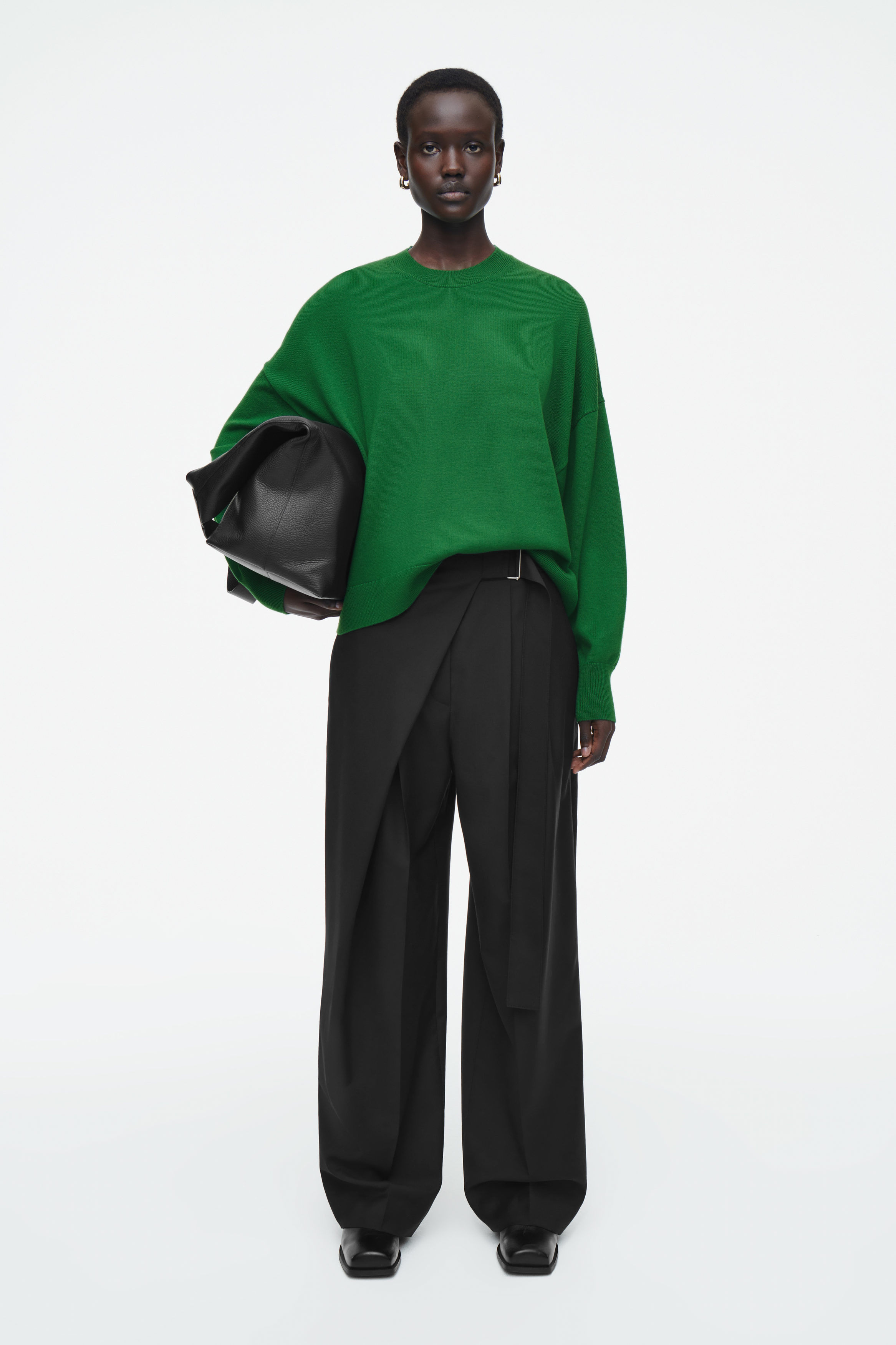 トップス (M) NeedlesTrackCrewNeckShirt Dark Green Our Pumps For Us! Deluxe Military Green Sweatshirt | Chopped