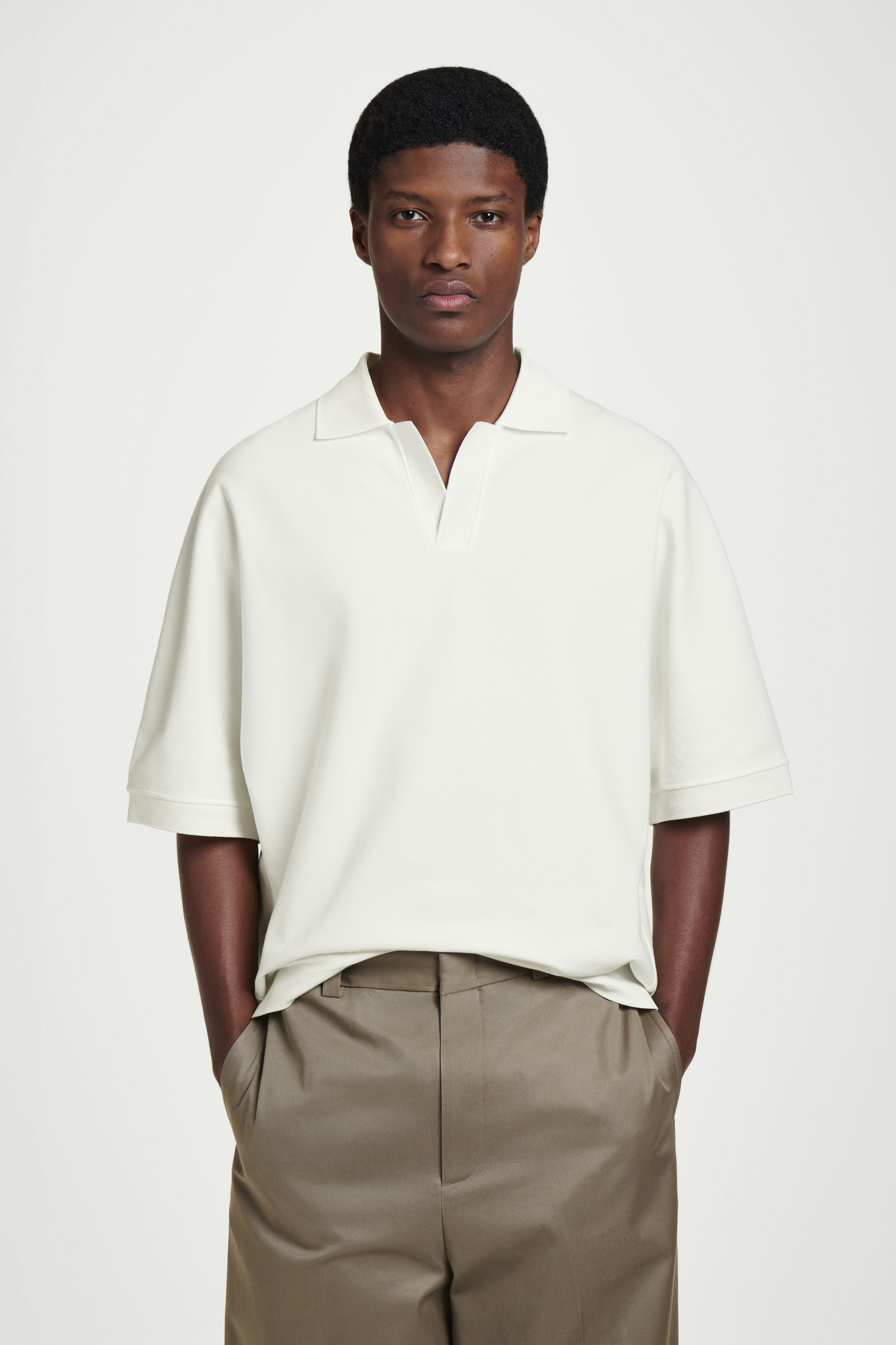 さらに100円引き◆ ◆Open Collar Polo T-Shirt ba64261b33d274aac37bcb1f41cc51