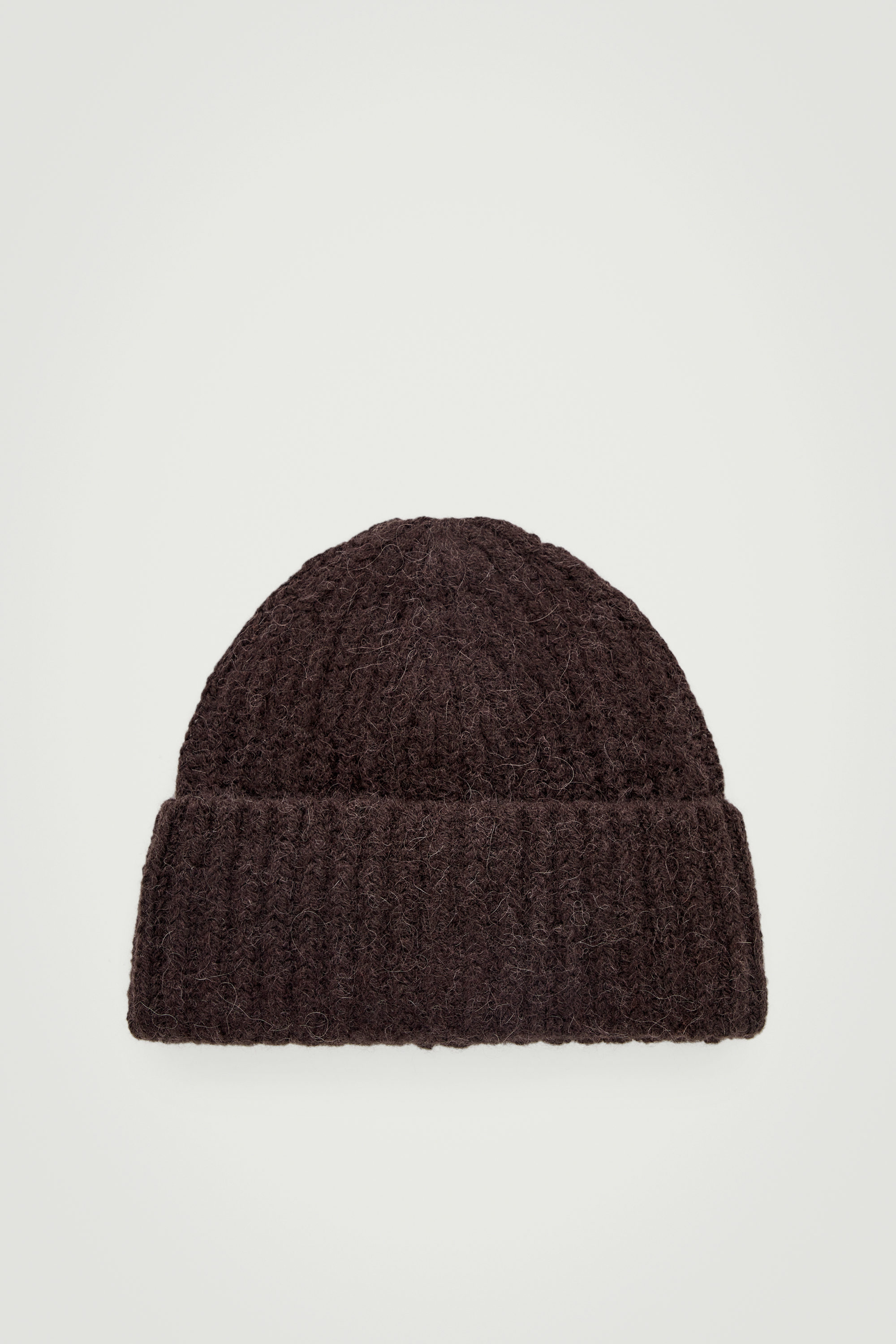 NOMA  レネ・レゼピ RIBBED ALPACA-BLEND BEANIE - BRIGHT RED | COS