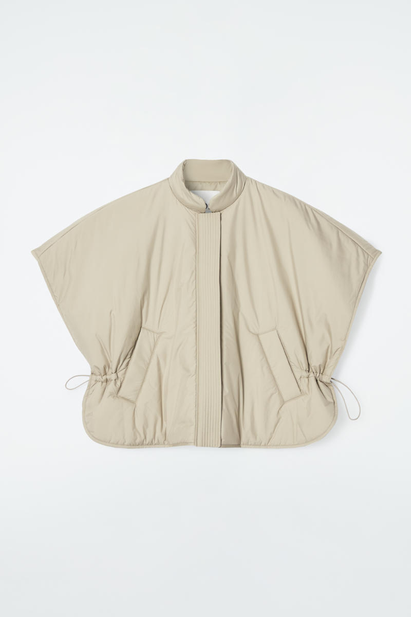 Cropped Padded Hybrid Gilet