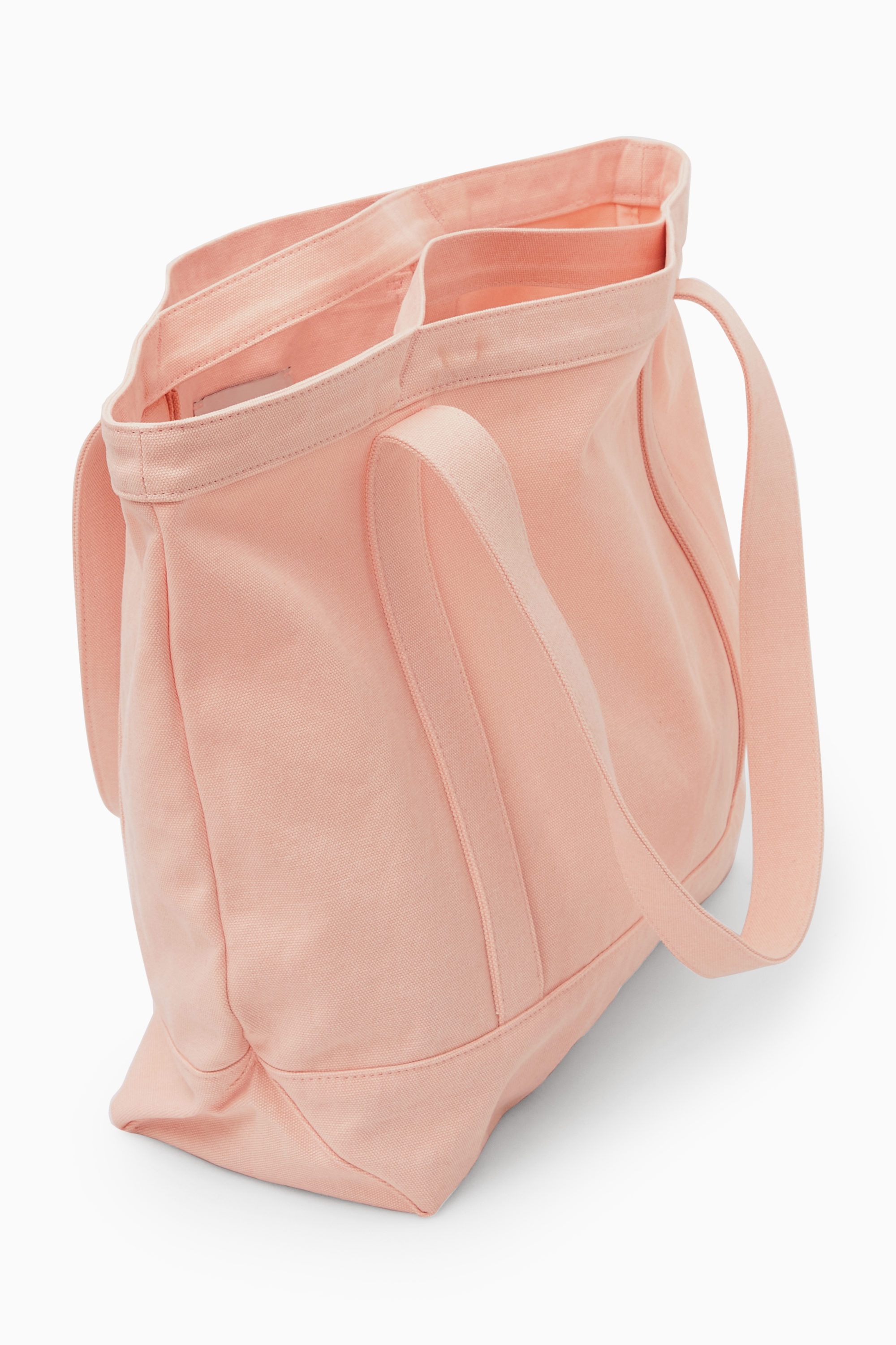 WASHED-COTTON TOTE - BLACK | COS