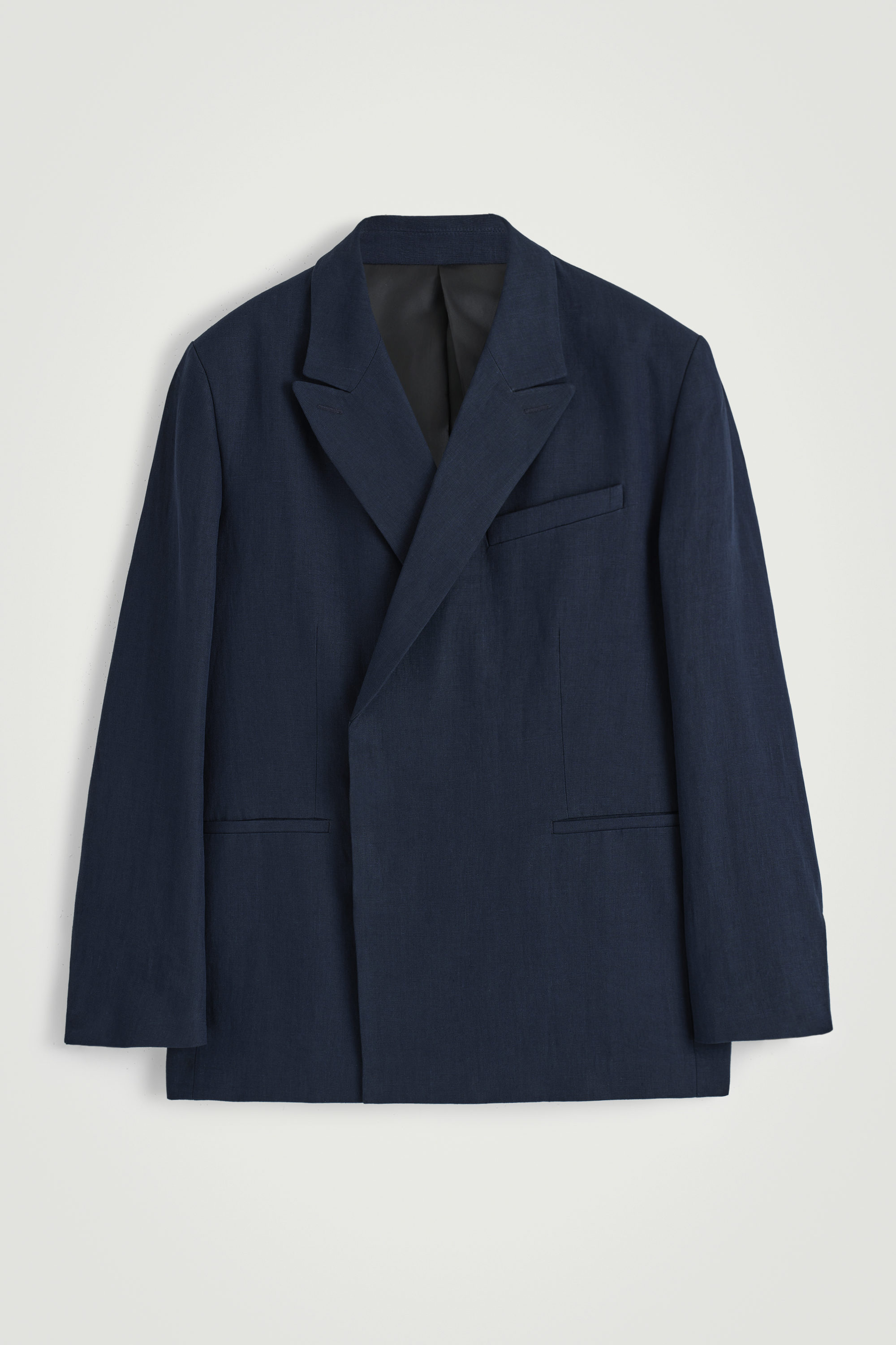 ジャケット   RELAXED LINEN DB BREASTED BLAZER Relaxed Double-Breasted Tencel™-Linen Suit Jacket | Banana
