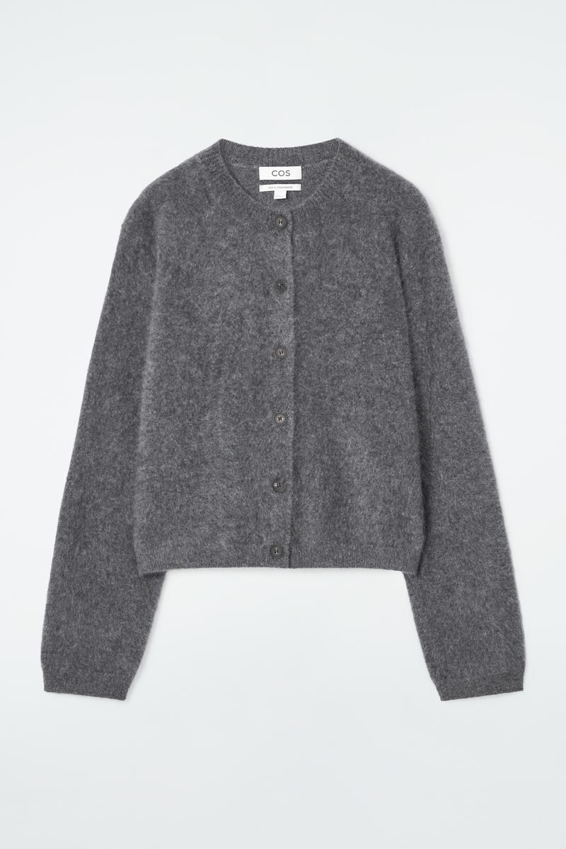 Pure Brushed-Cashmere Cardigan