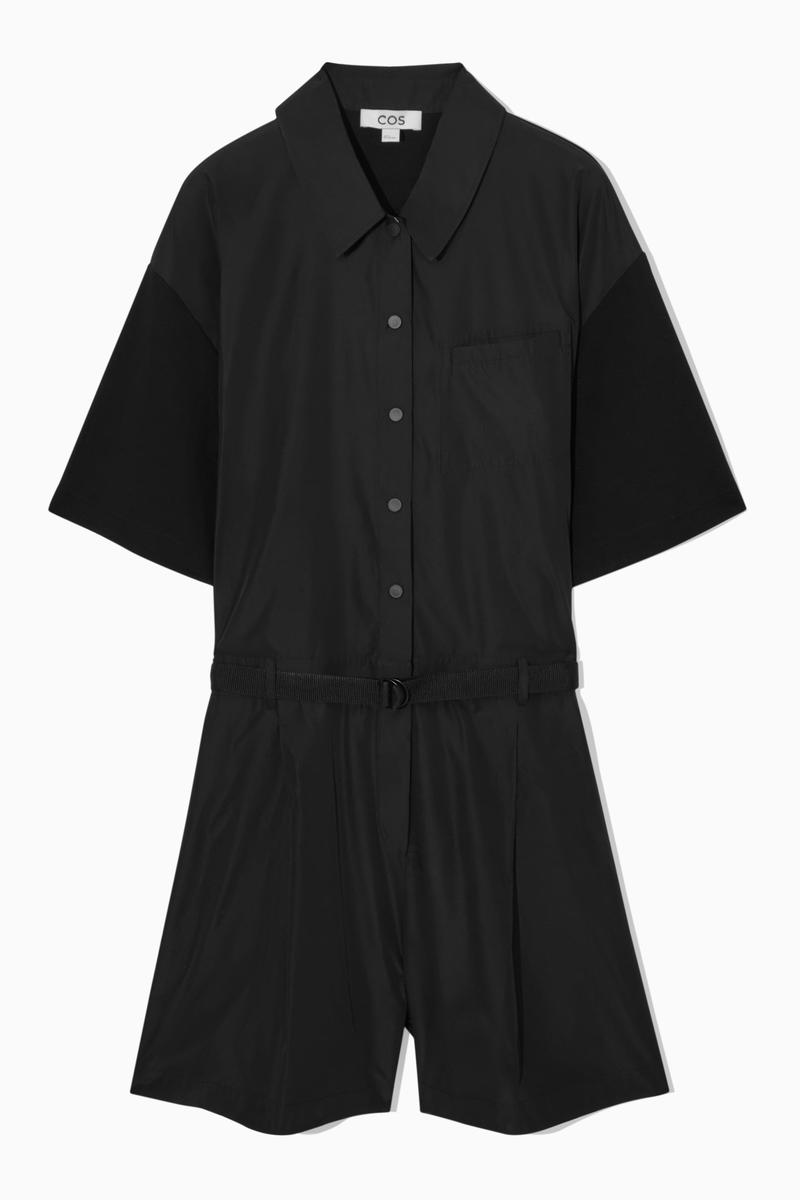 Shell-Panel Playsuit