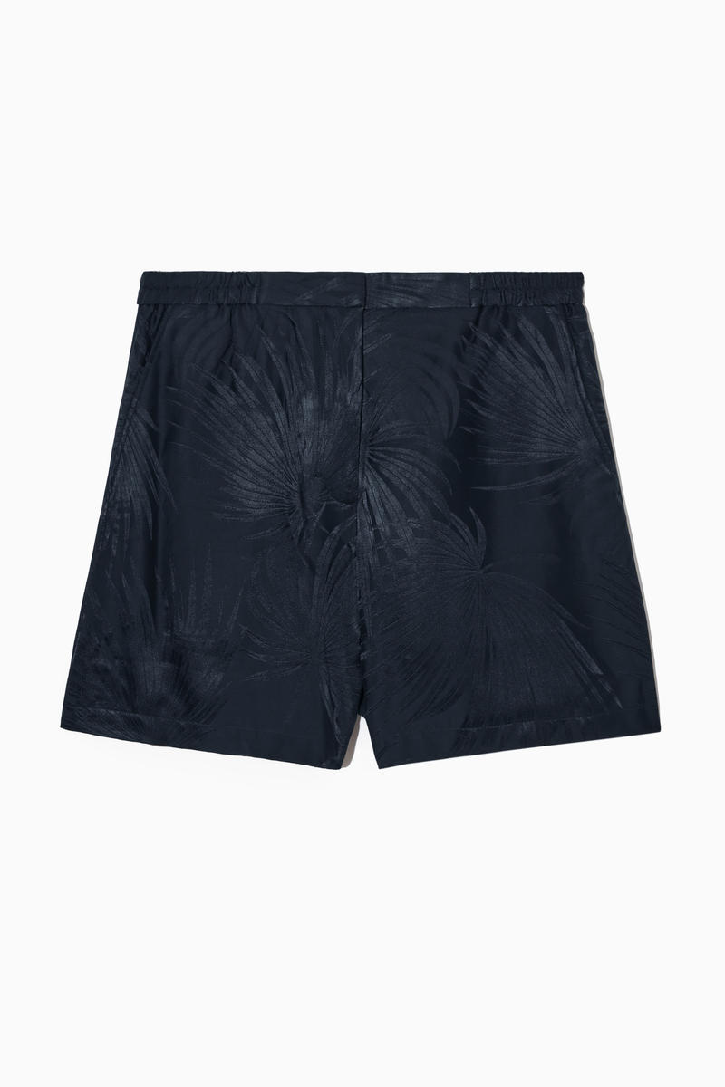 Silk-Blend Jacquard Shorts