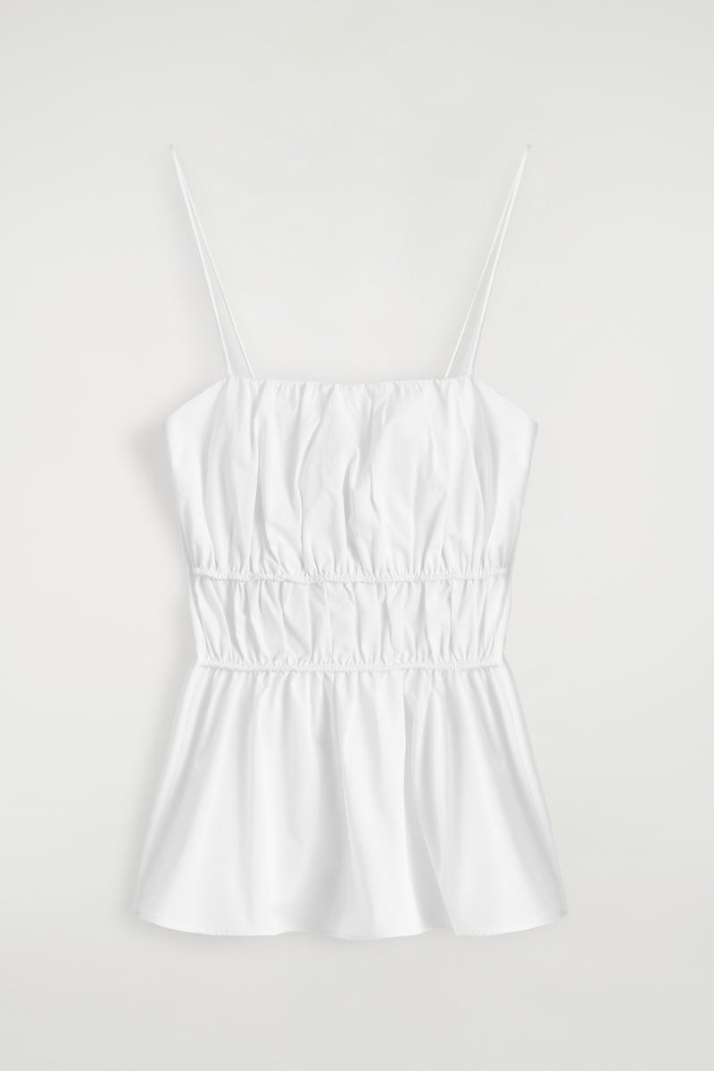 Gathered Cotton Top