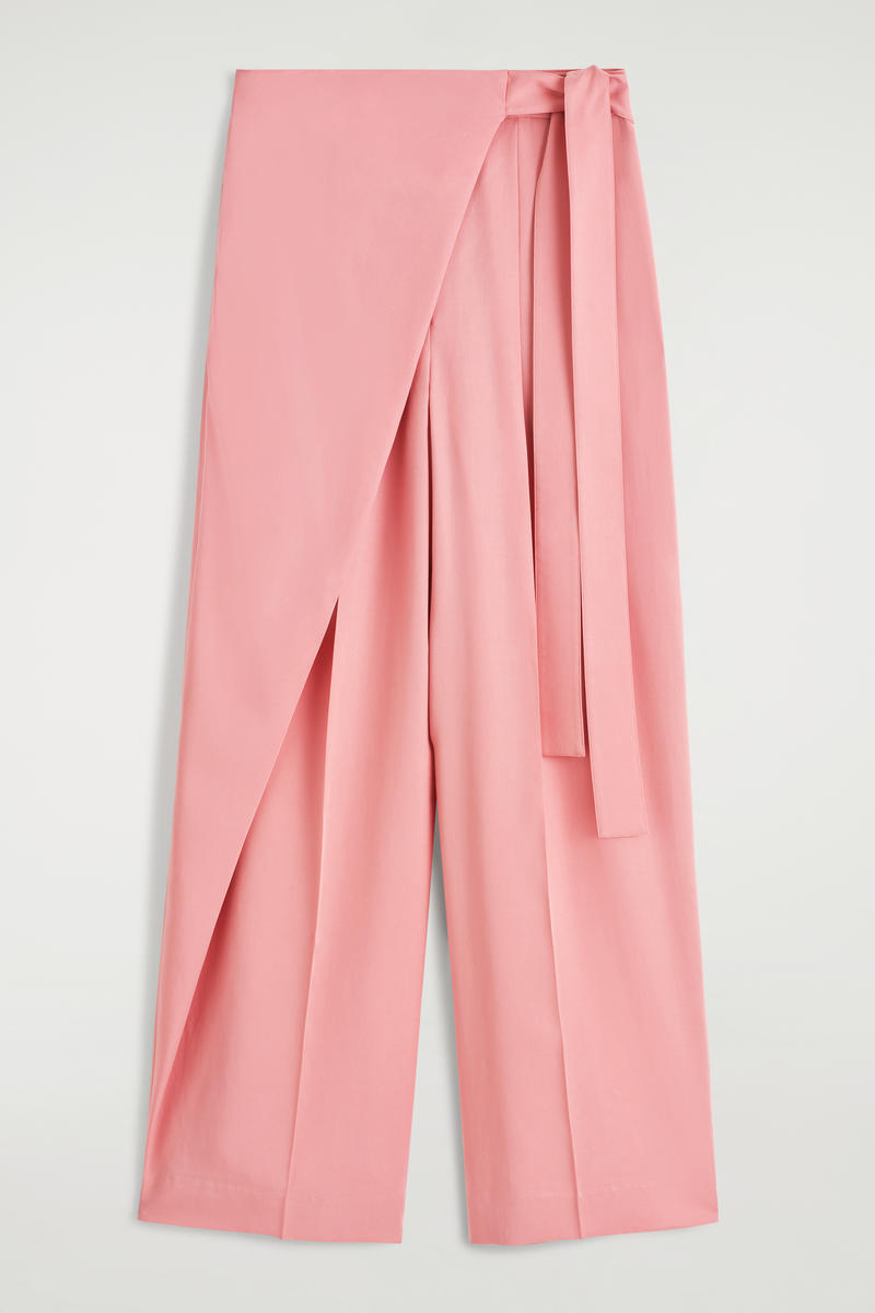Cos Fluid Wrap-front Pants