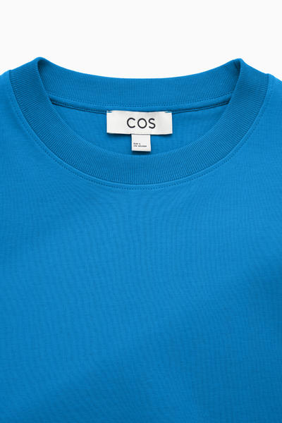 The clean cut t-shirt - BRIGHT BLUE - women | COS AU