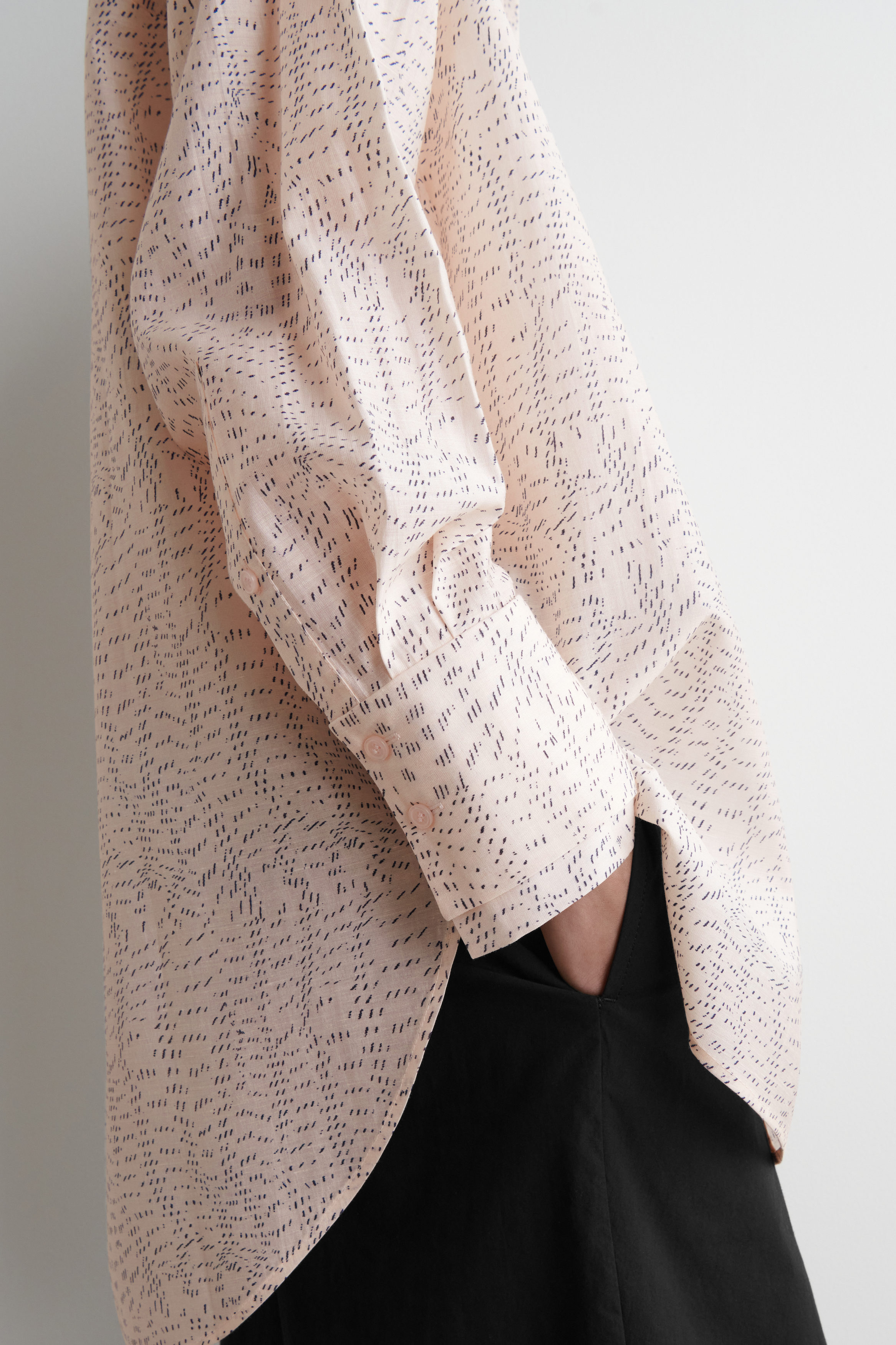 PRINTED FLUID SHIRT - LIGHT PINK / PRINTED | COS