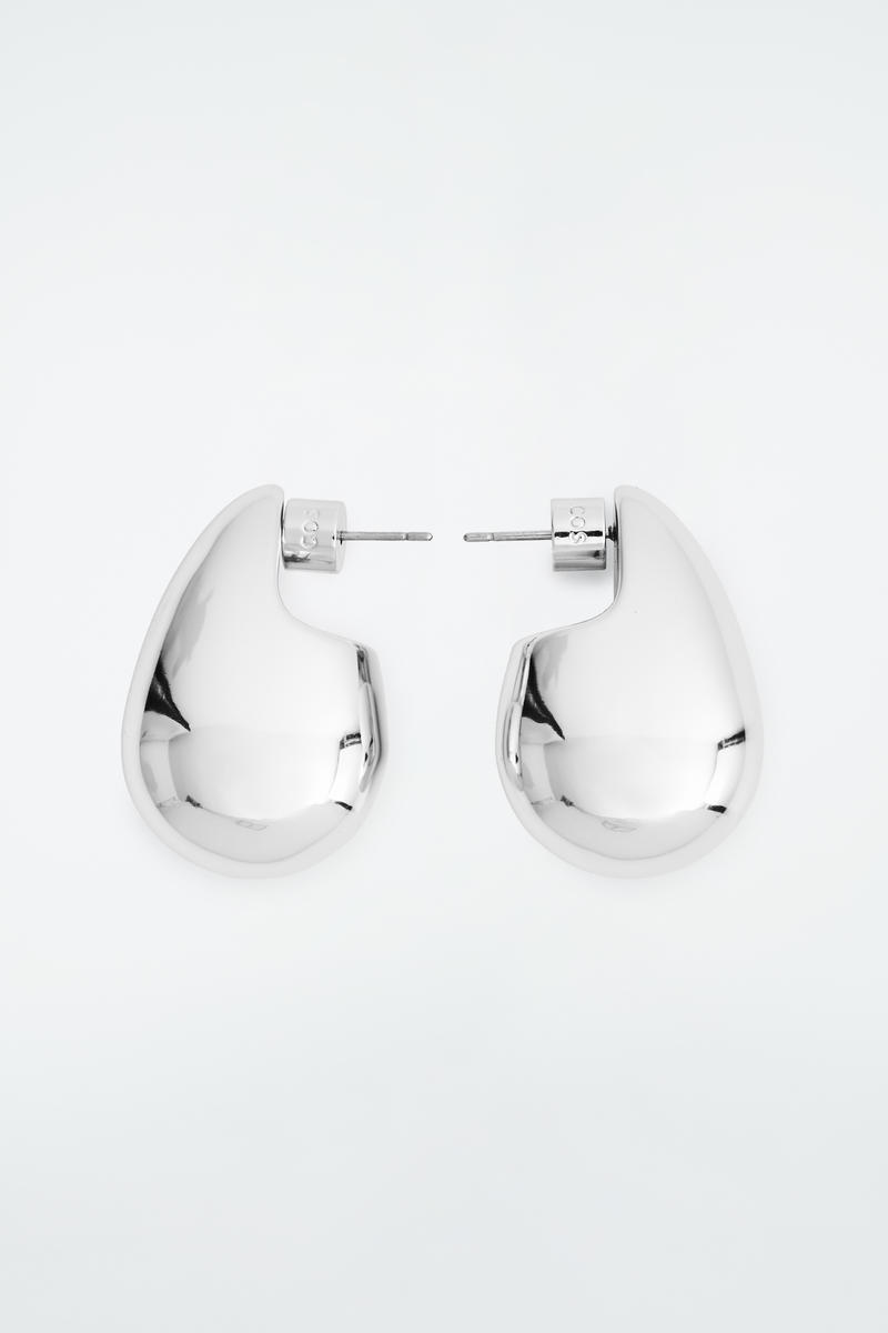 Oversized Chunky Droplet Earrings