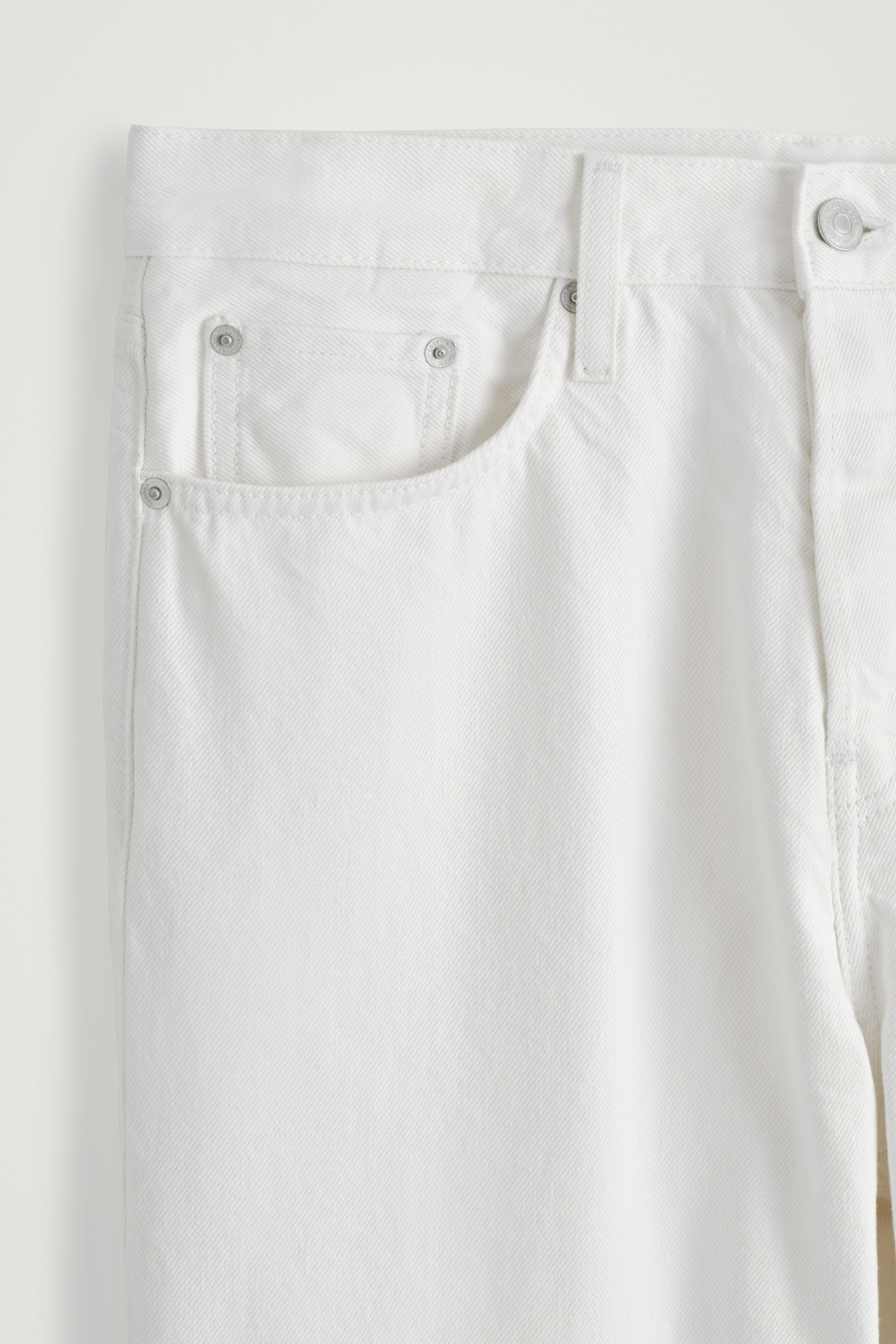 神サイズ【米国製】STRAIGHT RIGID WHITE DENIMPANTS Roxy Wide Leg High Waist Denim Jeans - White | MESHKI US