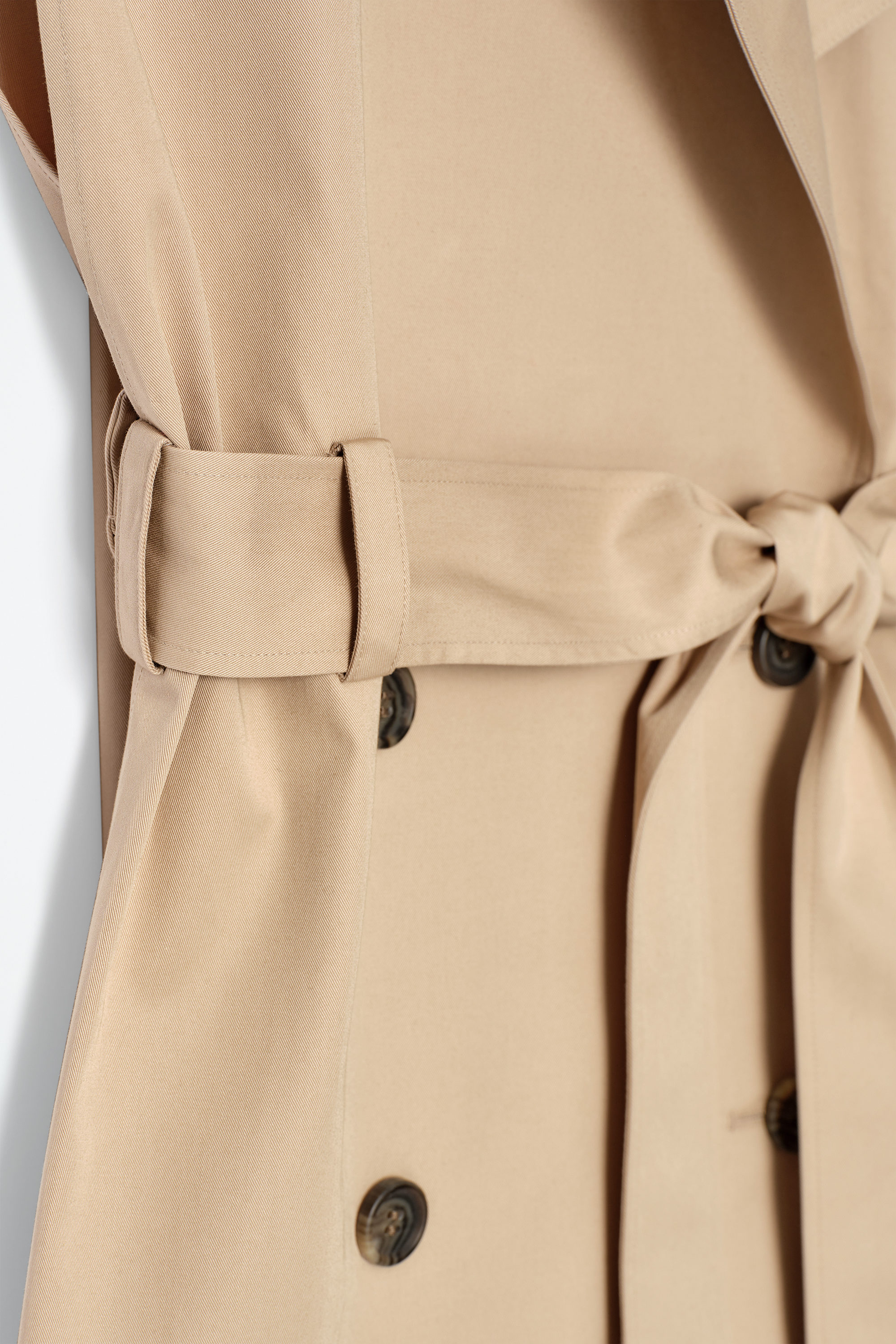 【l'or】sleeveless coat dress (beige) Amazon.com: Women's Double Breasted Belted Vest Blazer Dress