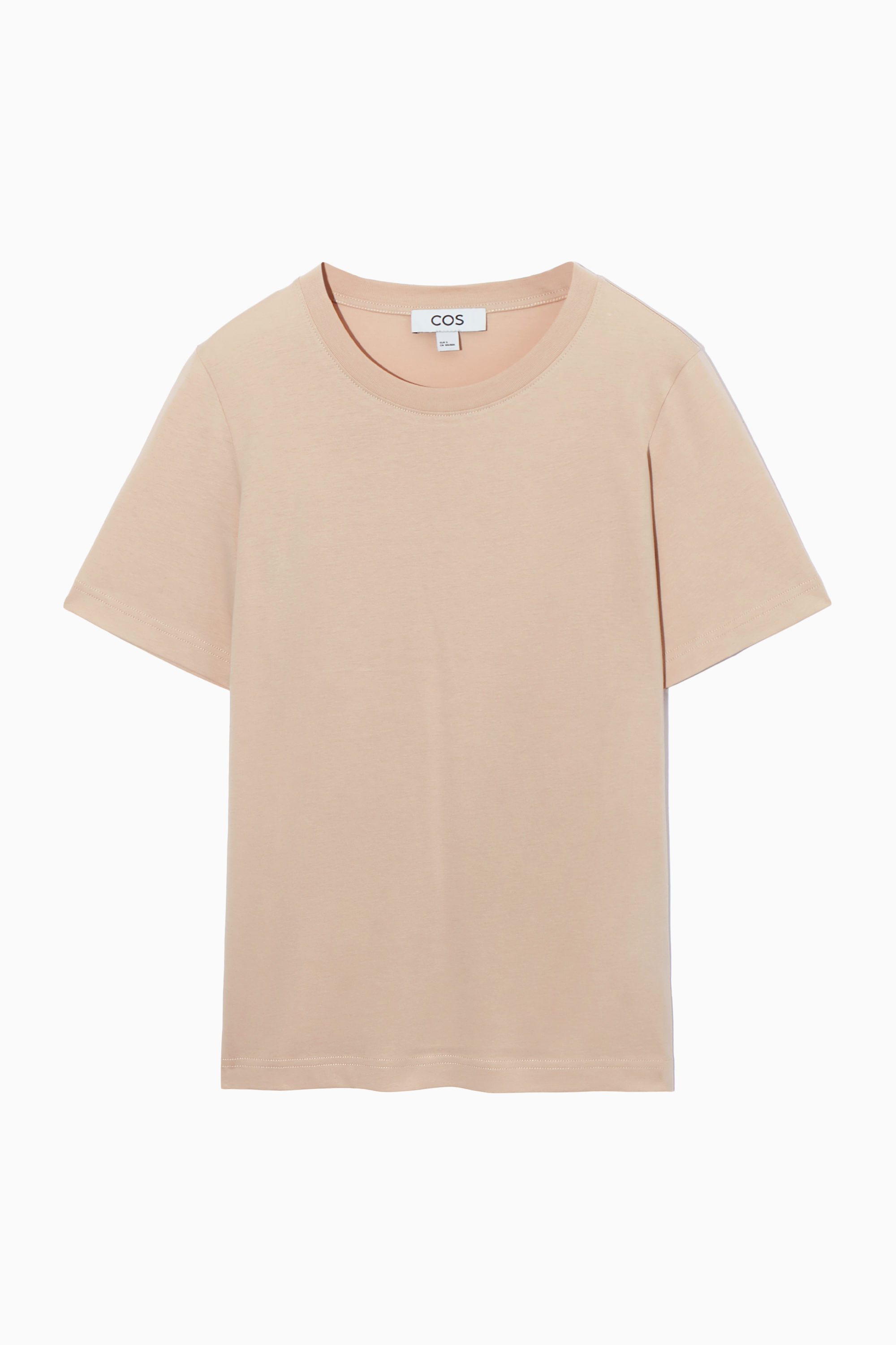 ★24-25FW新作★GROVE★BASIC T-SHIRT 24/7 REGULAR T-SHIRT - PINK | COS