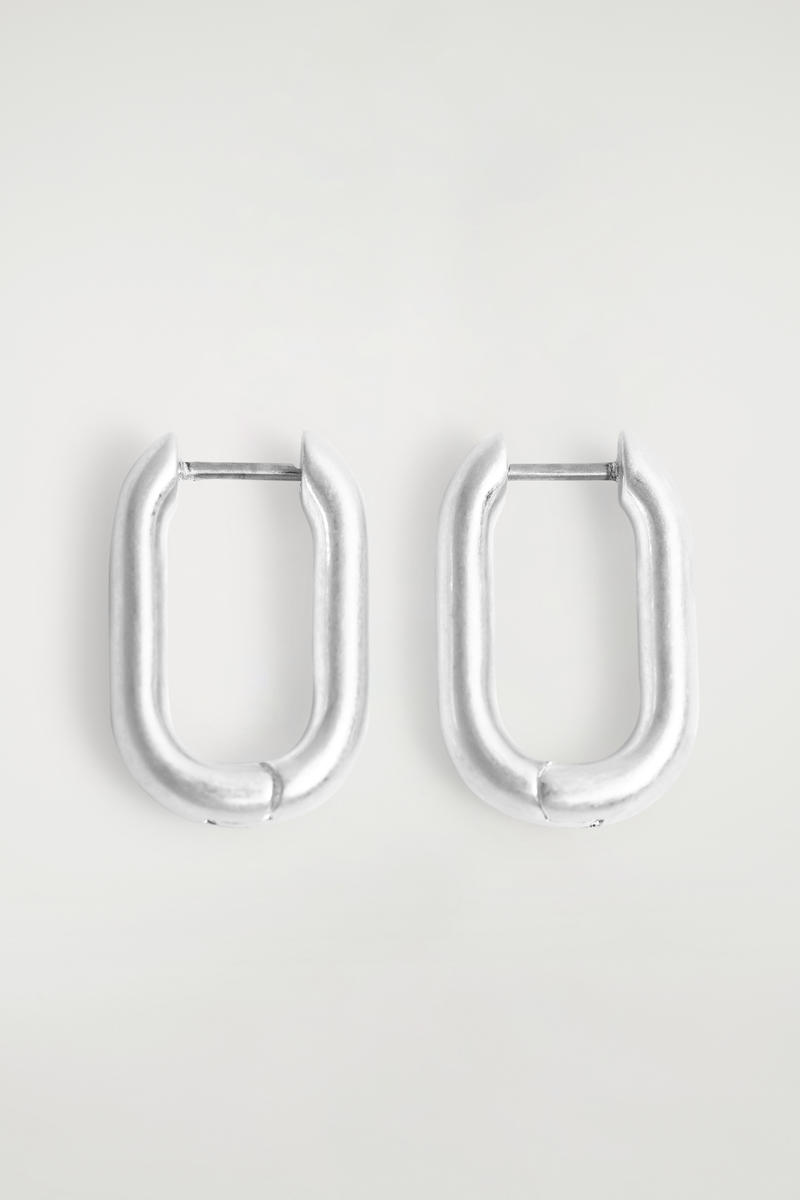 Oval Hoop Earrings