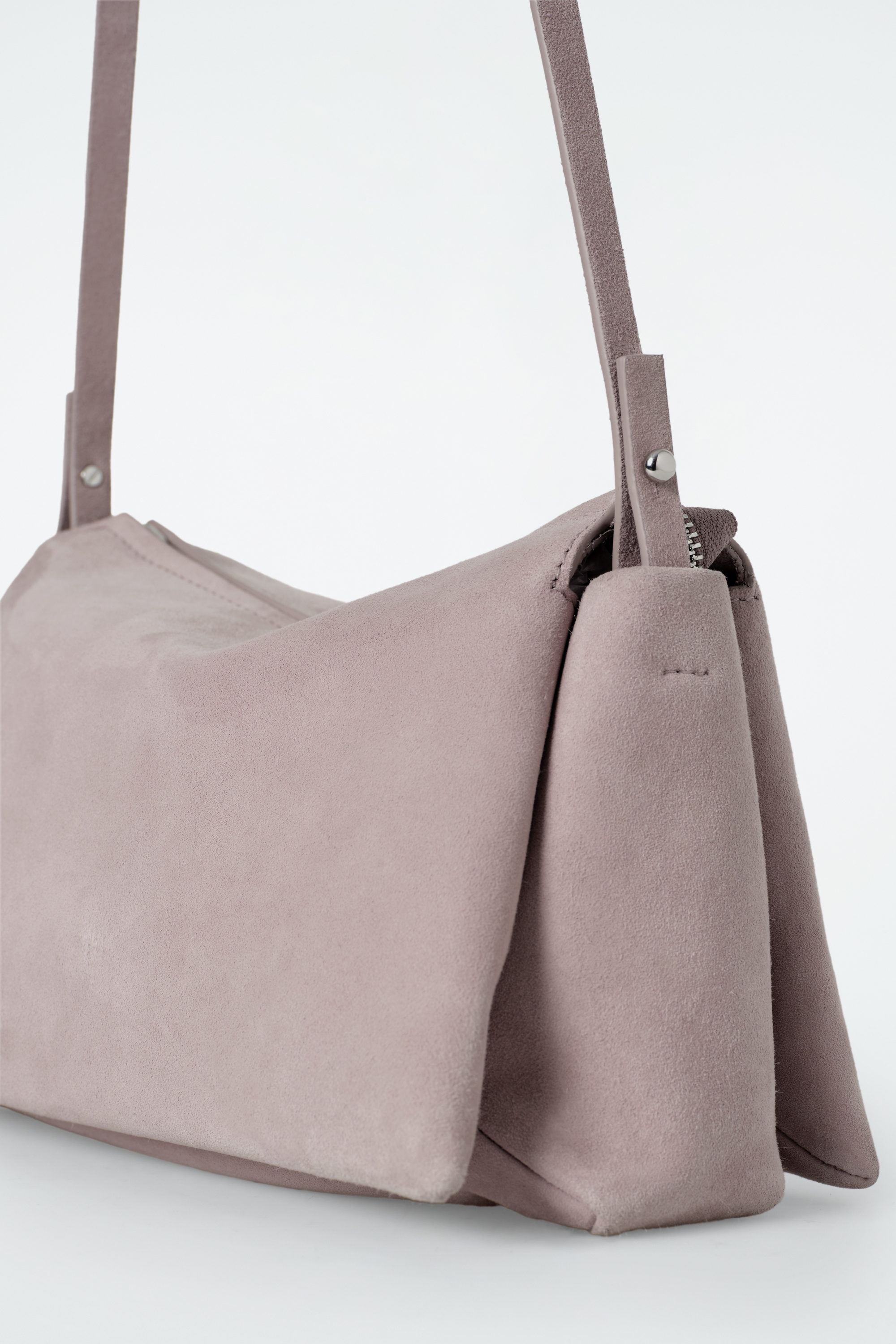 TOME MINI CROSSBODY BAG - SUEDE - LILAC | COS