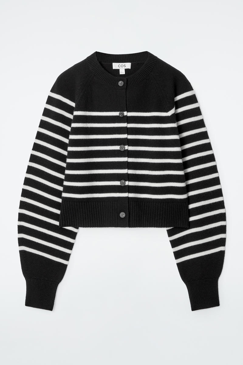 Cropped Wool Cardigan
