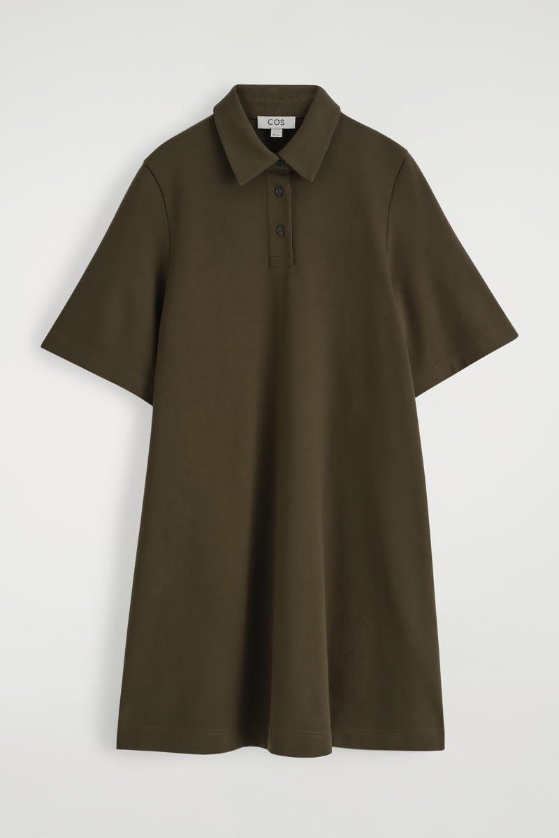 Cos Jersey Polo Mini Dress