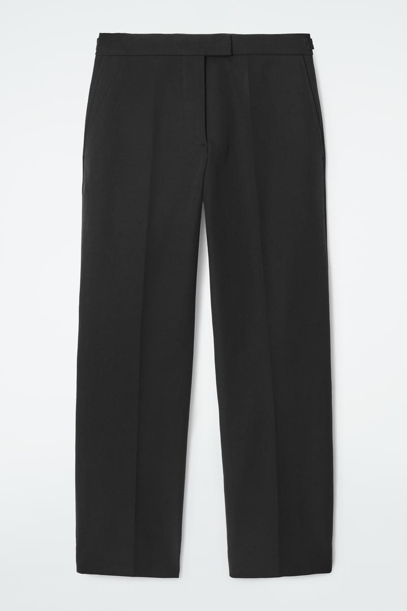 Tapered Twill Trousers