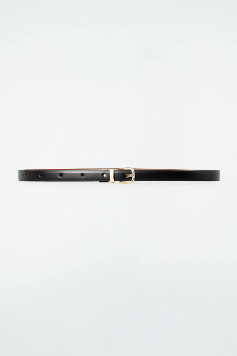 Reversible Slim Leather Belt