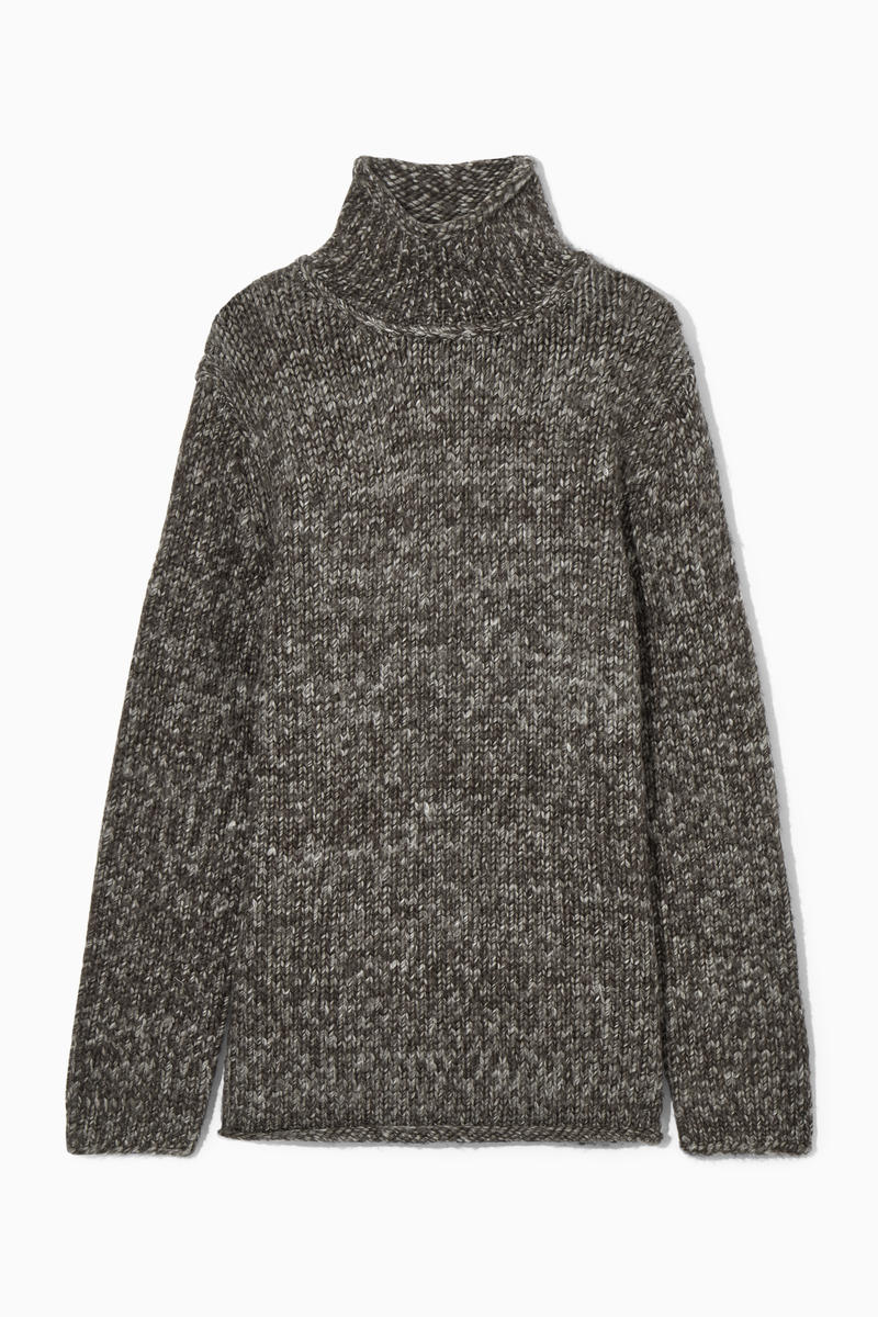 Mouliné Wool Turtleneck Jumper