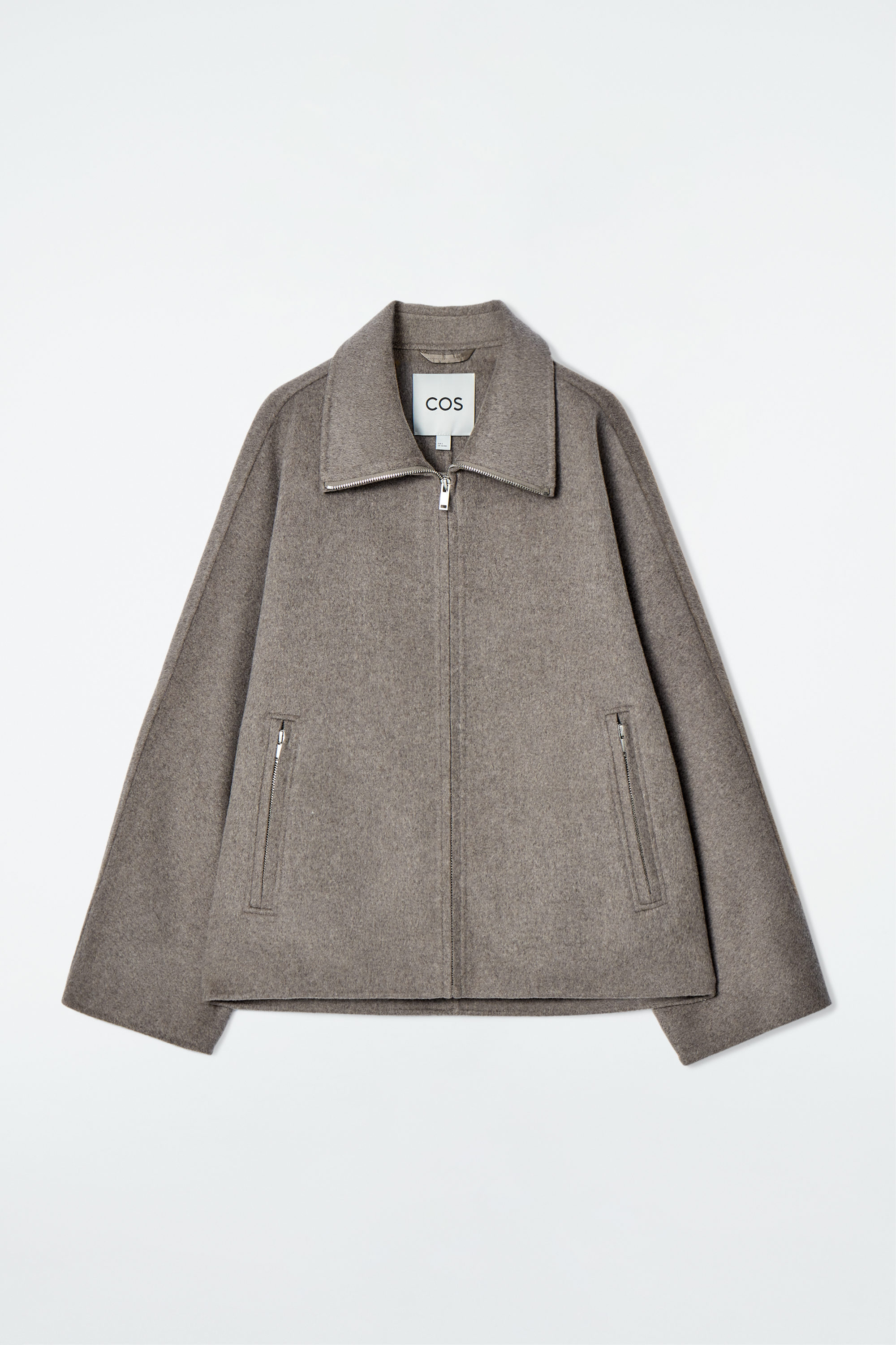 OVERSIZED DOUBLE-FACED WOOL JACKET - MOLE | COS US