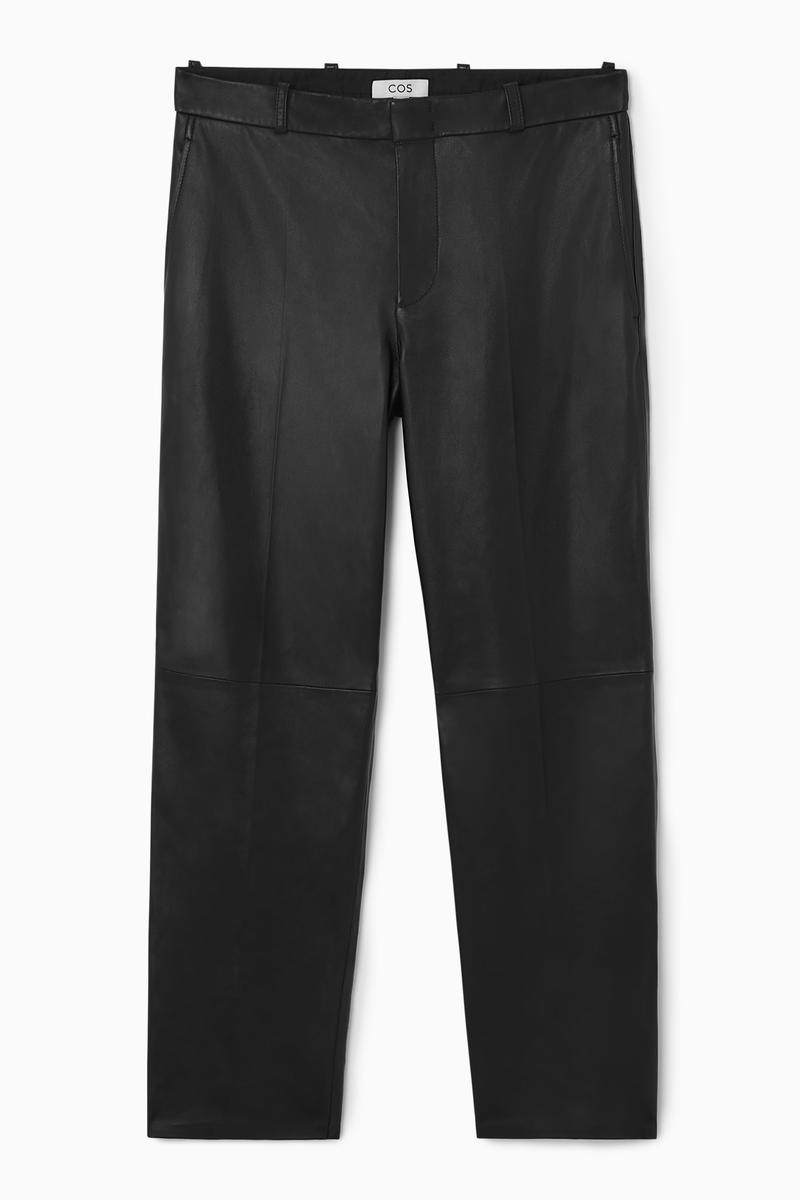 Tailored Leather Trousers