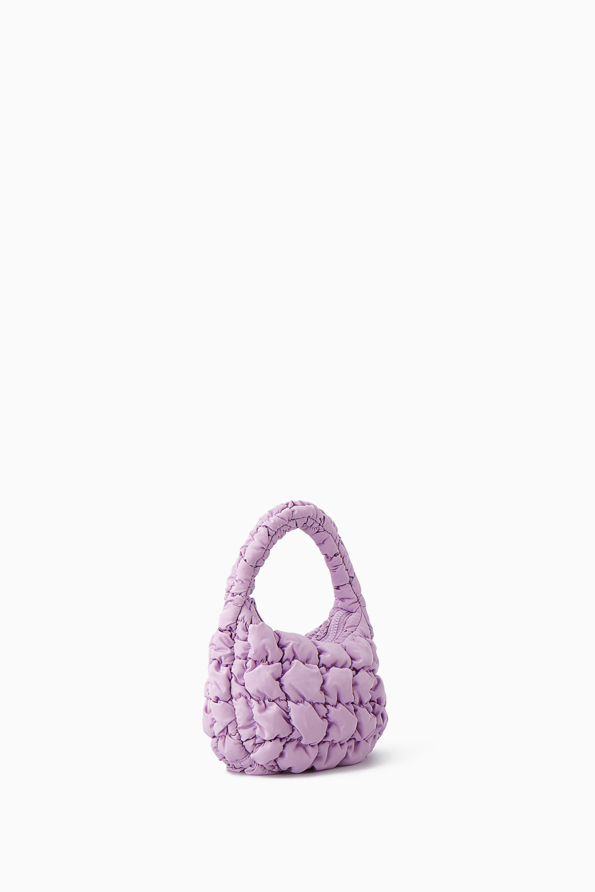 QUILTED MICRO BAG - LILAC | COS