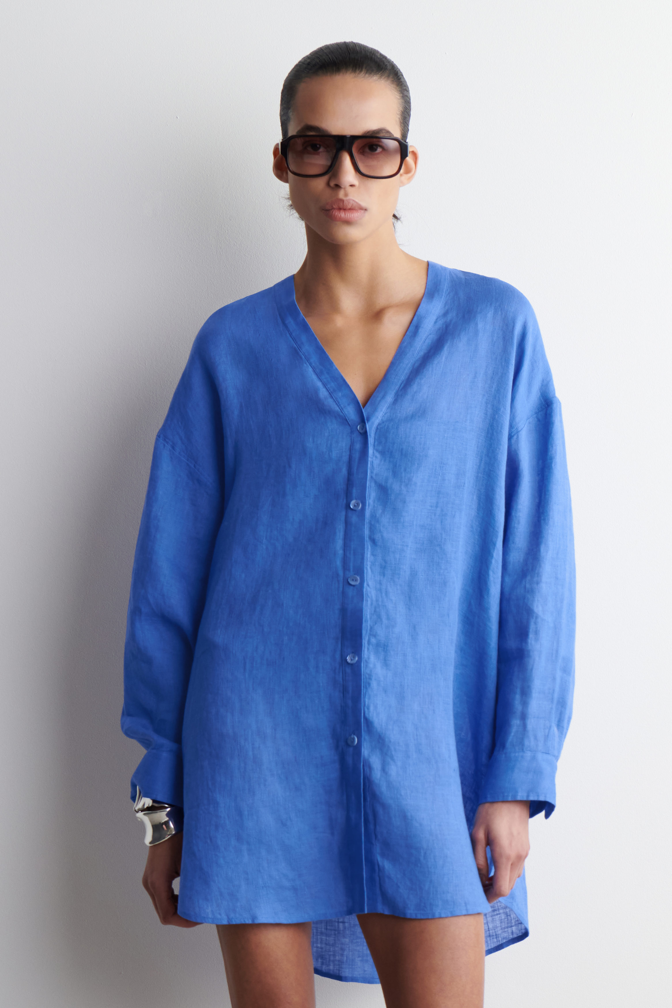 シャツ HUECLOSET H Linen Overfit Shirt 25KERO415 MUSINSA | COSTUME O'CLOCK Linen Overfit Long Sleeve Shirt 5