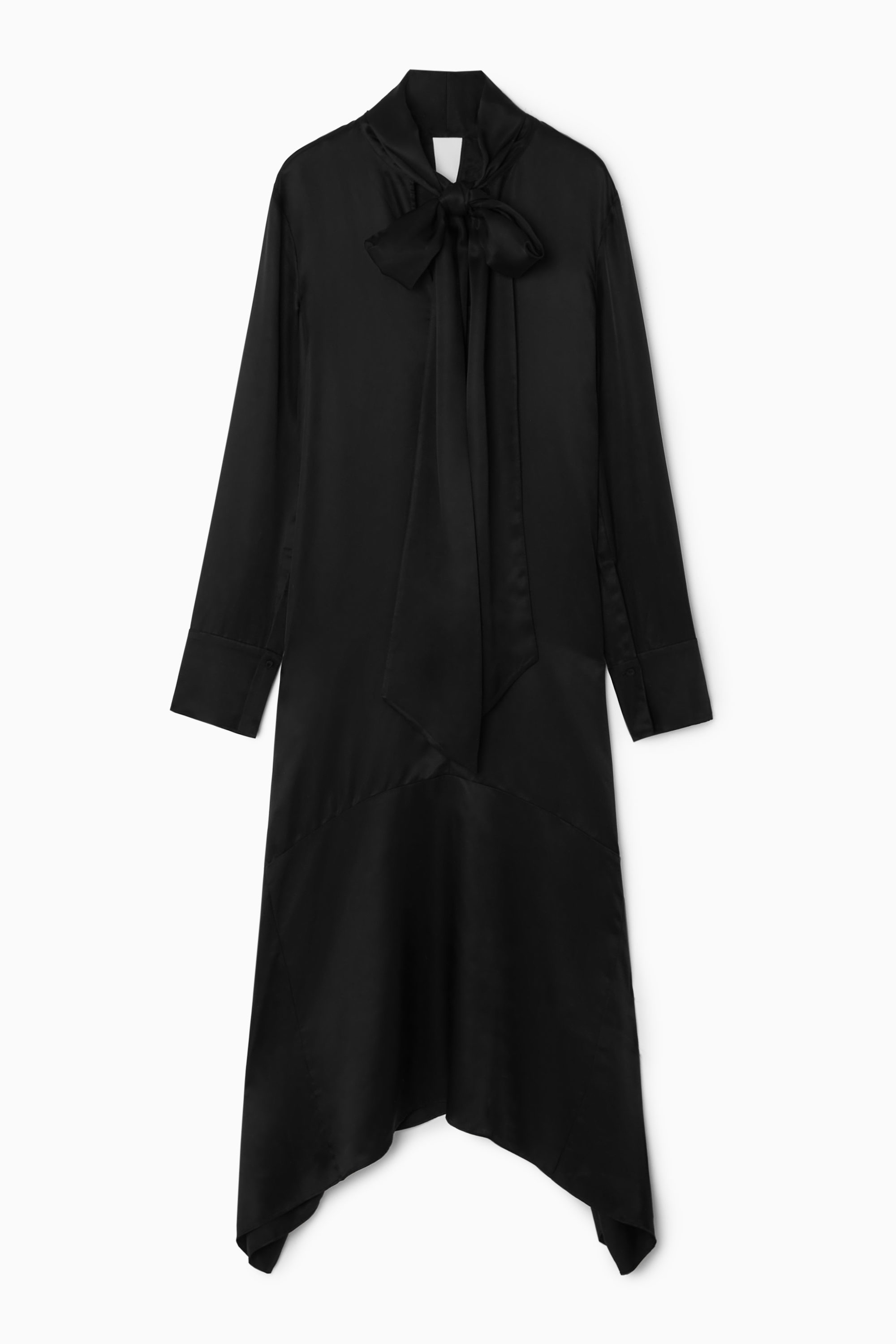 ◆Loulouseoul◆ Pearl Dot Dress Scarf Set Black NWT MSK Ruffled Long Wrap Dress Black silver polka dots SIZE