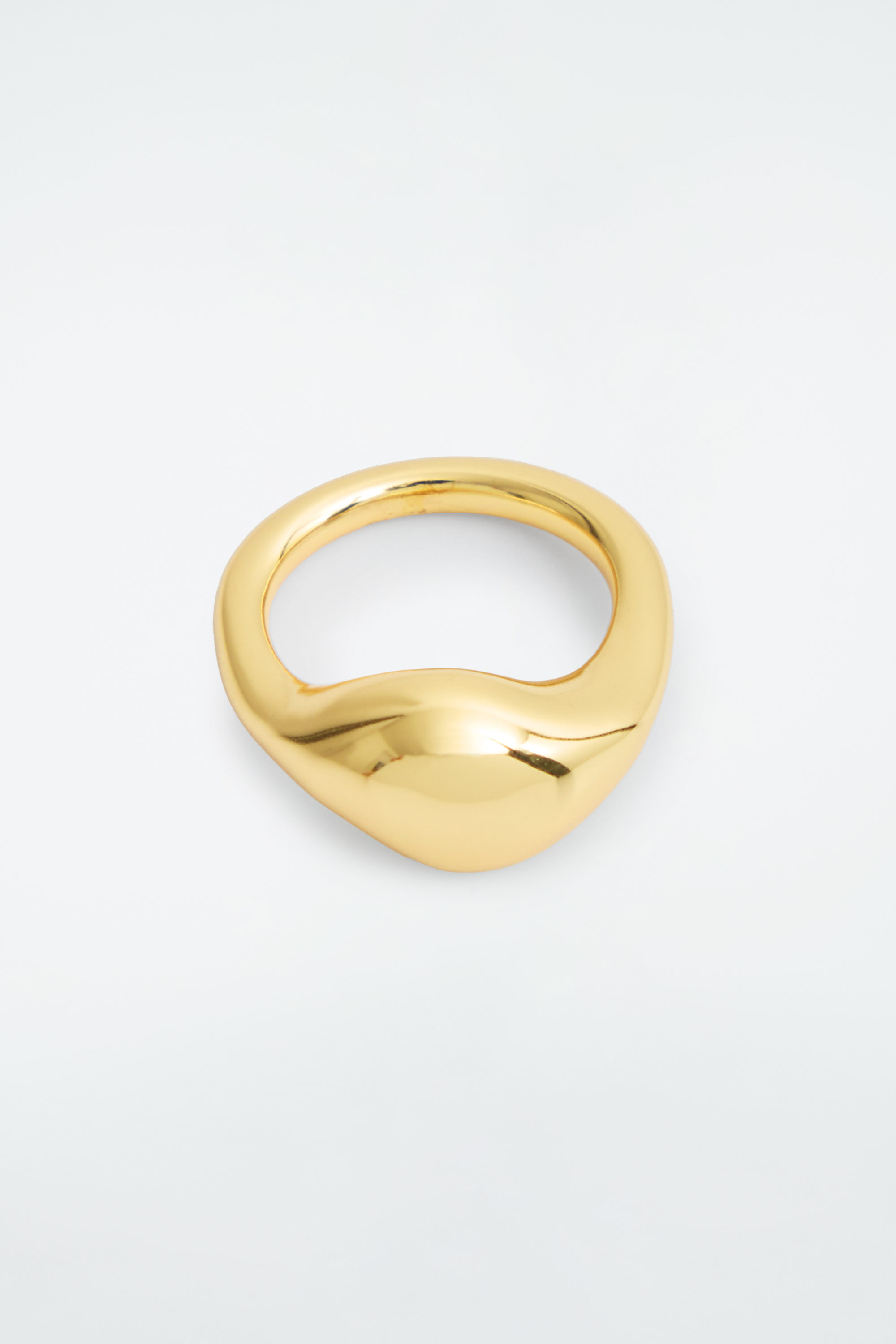 CHUNKY DROPLET PINKY RING - GOLD | COS
