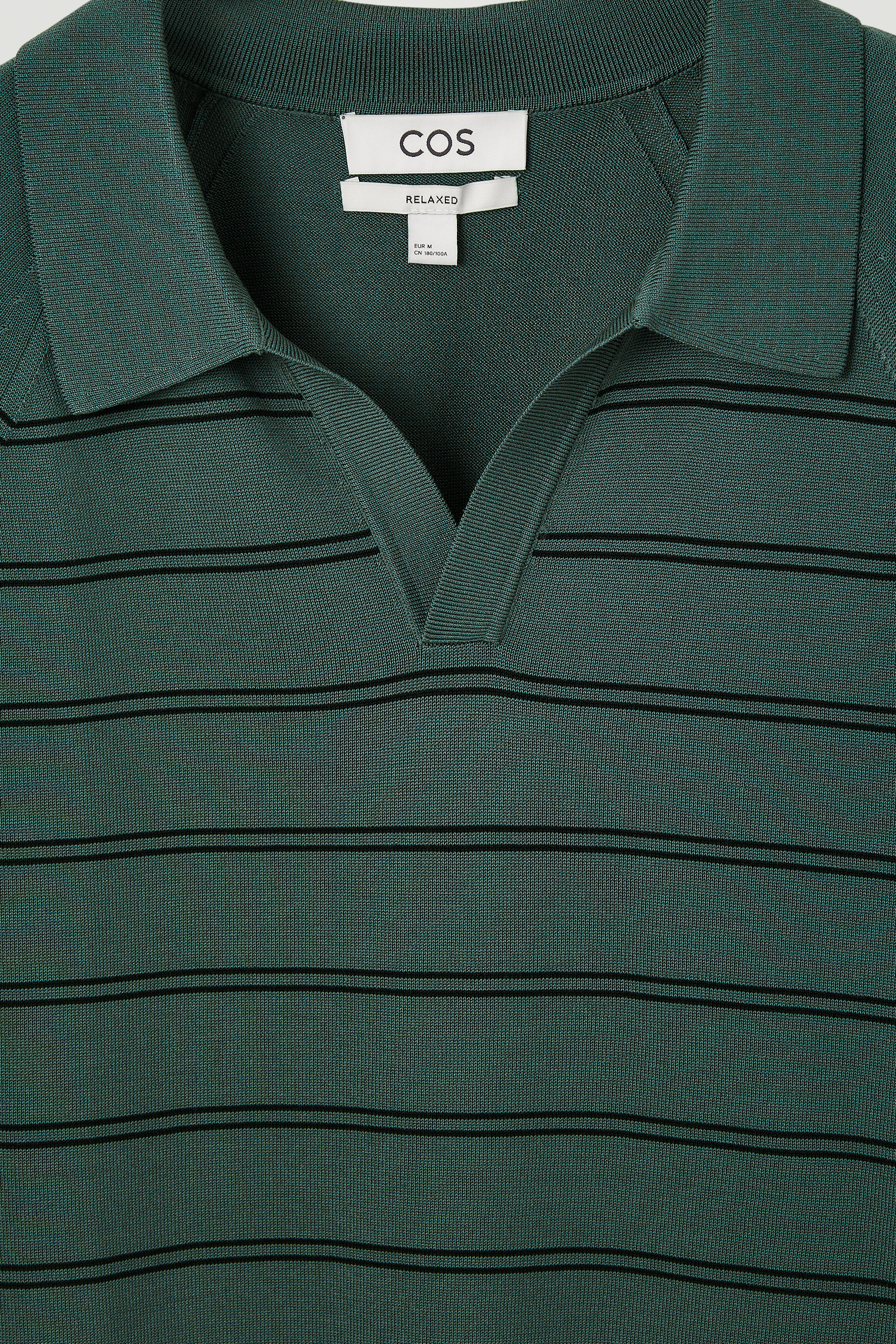 leinwande knit polo グリーン ニットポロシャツ｜グリーン